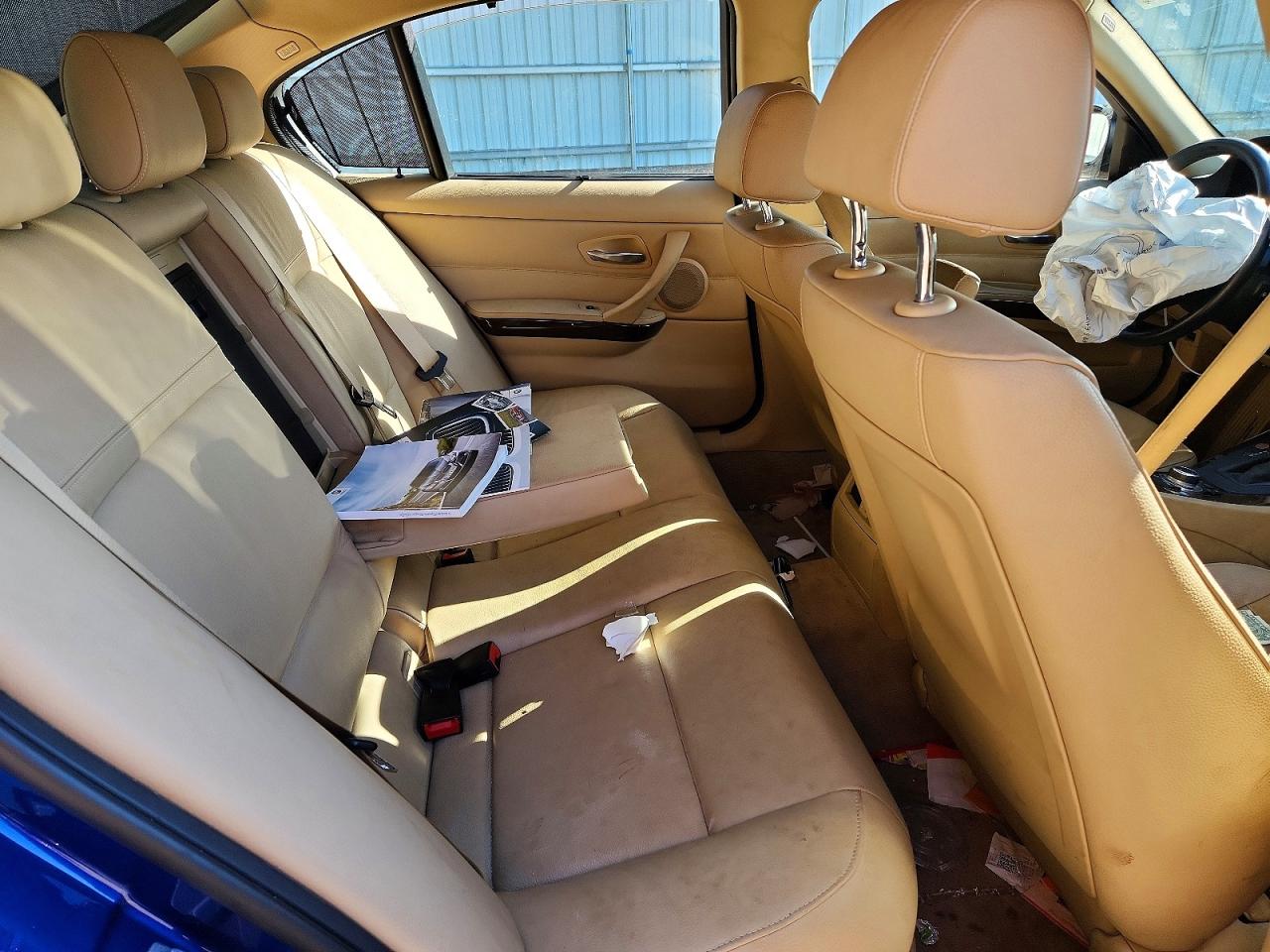 2011 Bmw 335 Xi Blue vin: WBAPL5C50BA918013