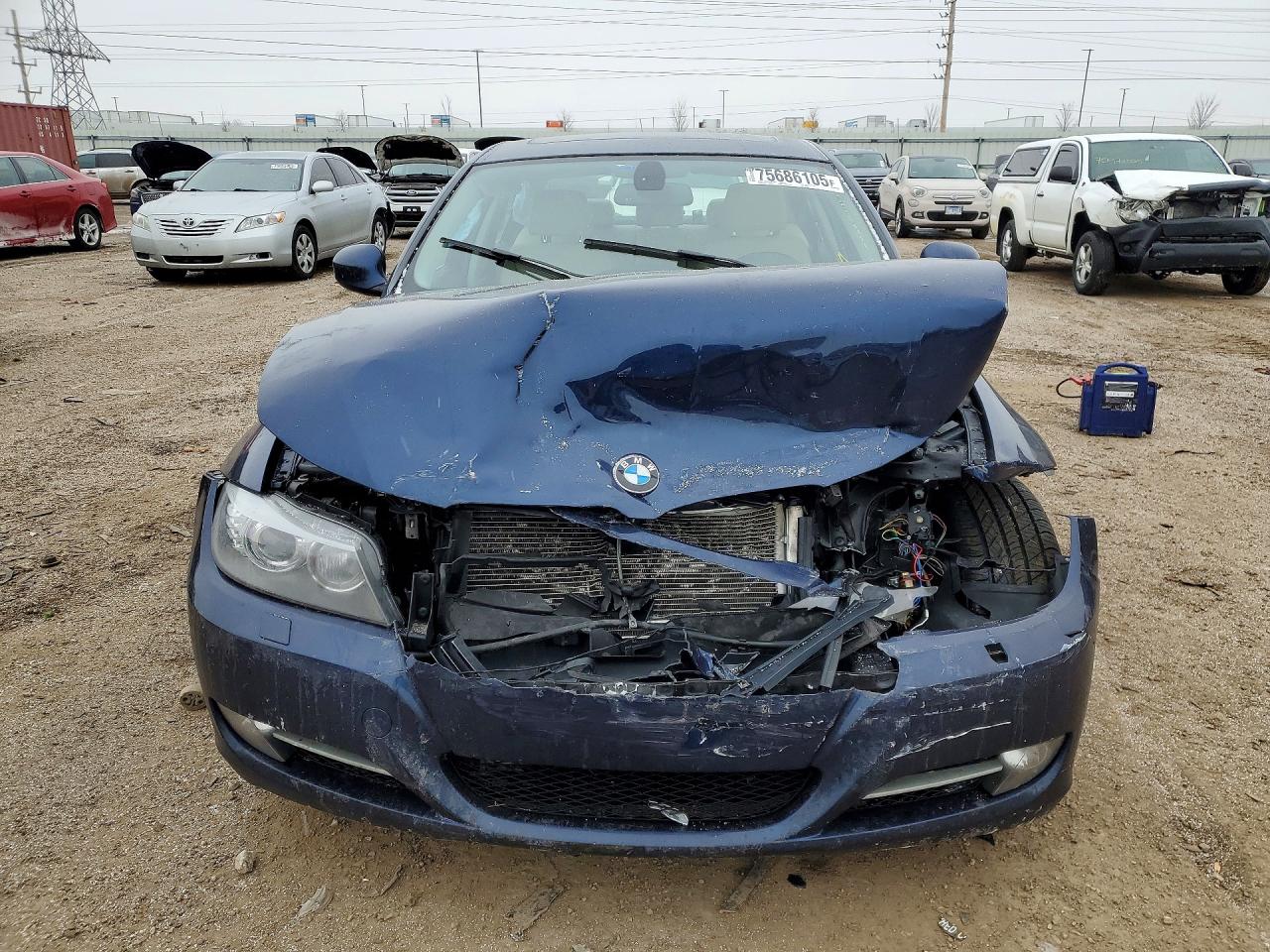 2011 Bmw 335 Xi Синий vin: WBAPL5C50BA918836