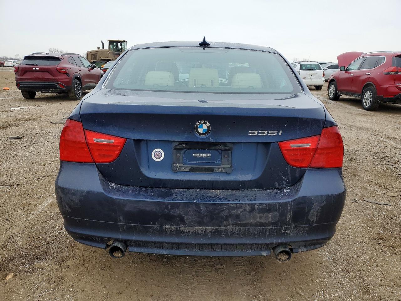 2011 Bmw 335 Xi Синий vin: WBAPL5C50BA918836