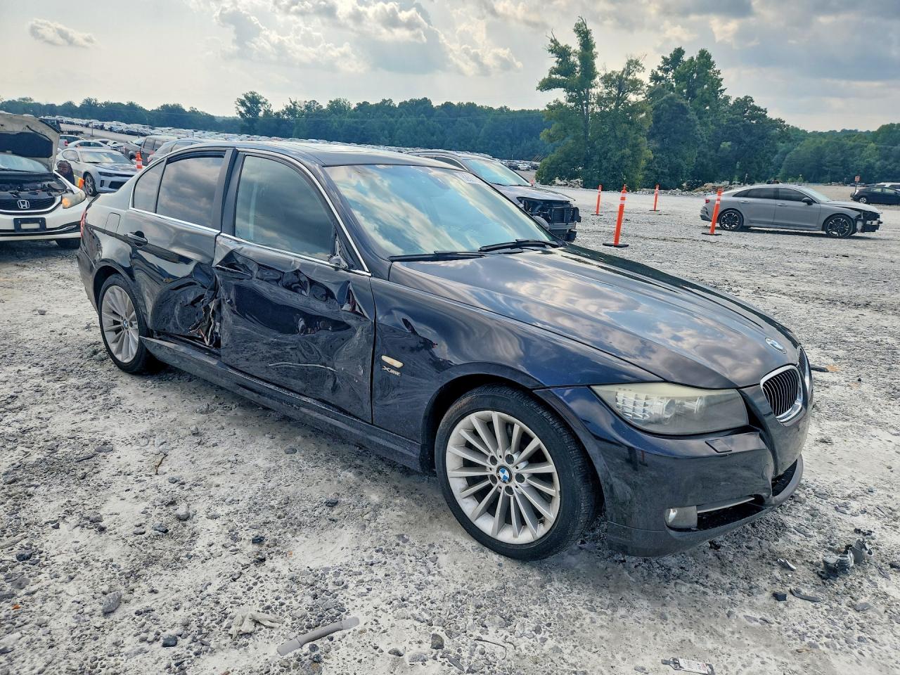 2011 Bmw 335 Xi Black vin: WBAPL5C51BA920160
