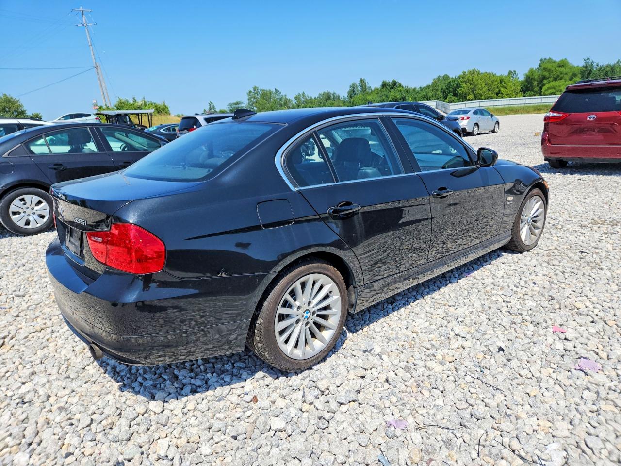2011 Bmw 335 Xi Black vin: WBAPL5C51BA920580