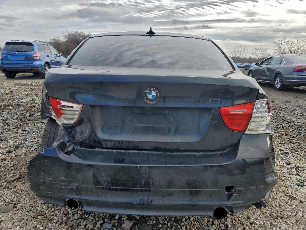 2011 Bmw 335 Xi Black vin: WBAPL5C52BA920829
