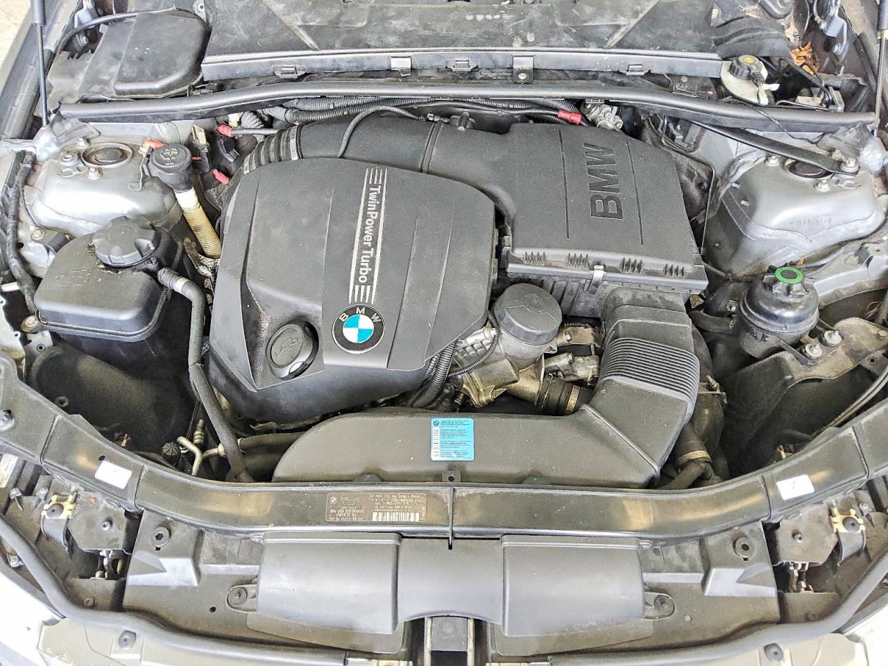 2011 Bmw 335 Xi Gray vin: WBAPL5C53BA917986