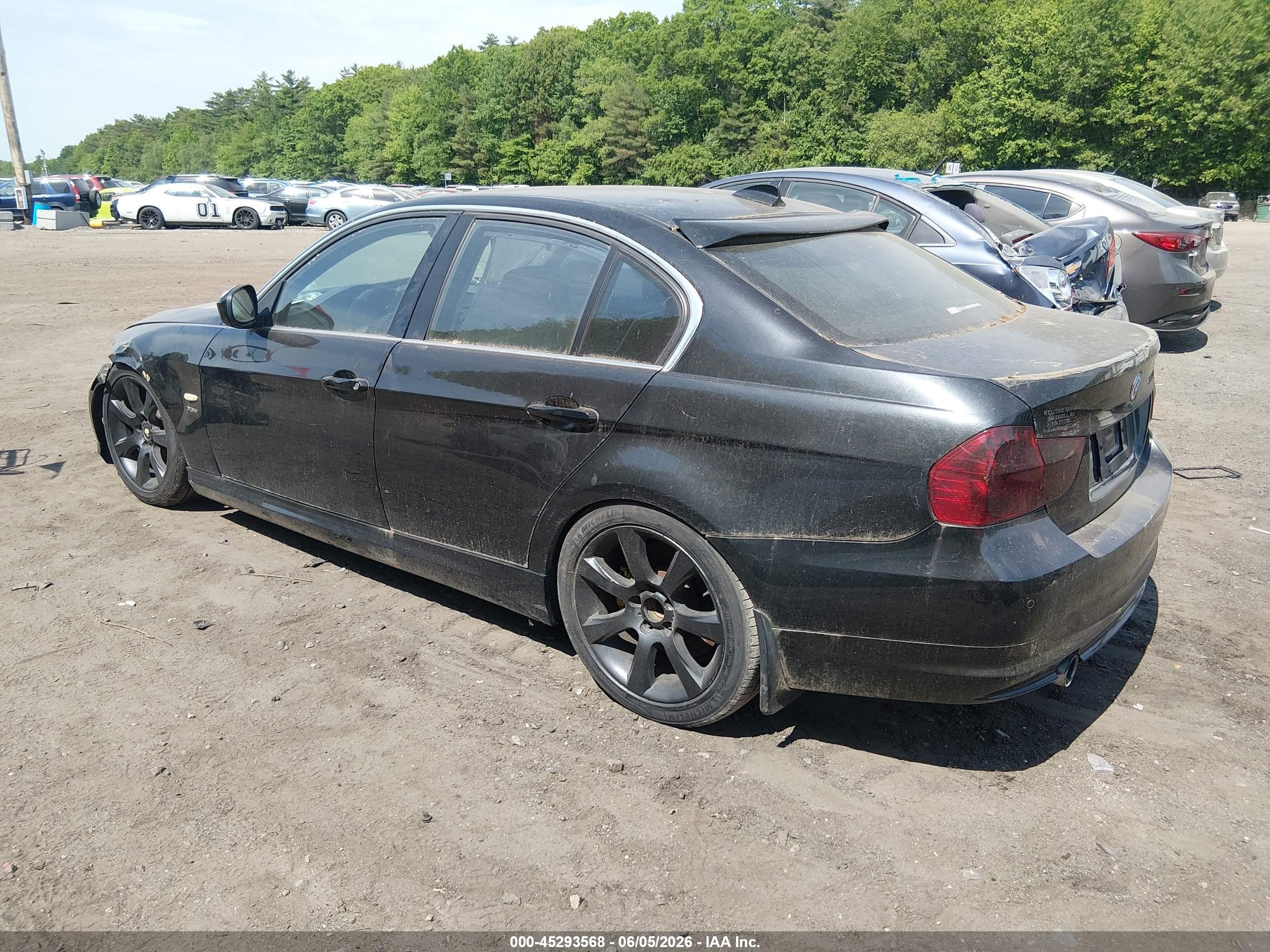 2011 Bmw 335i Xdrive Black vin: WBAPL5C54BA920752