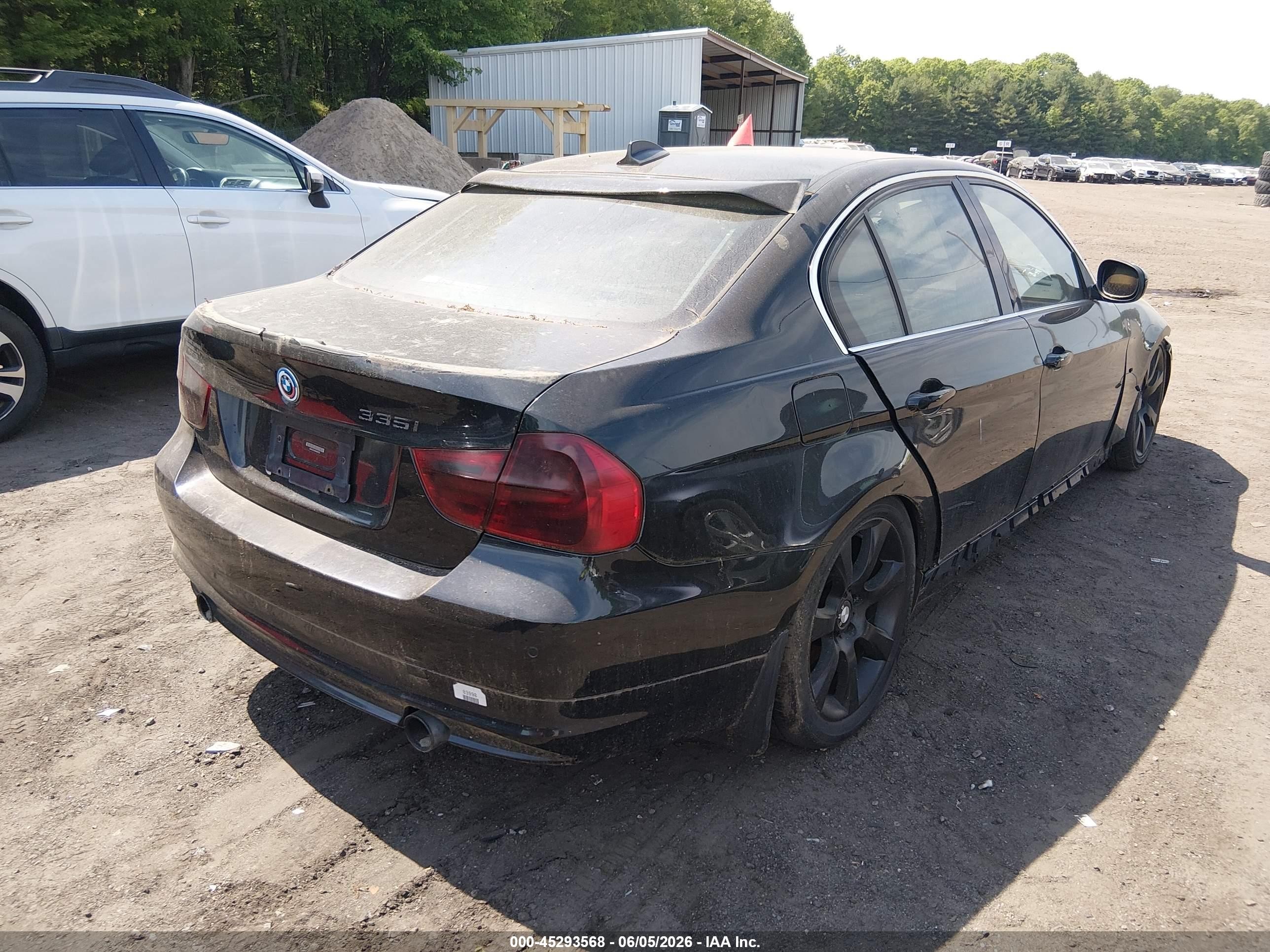 2011 Bmw 335i Xdrive Black vin: WBAPL5C54BA920752
