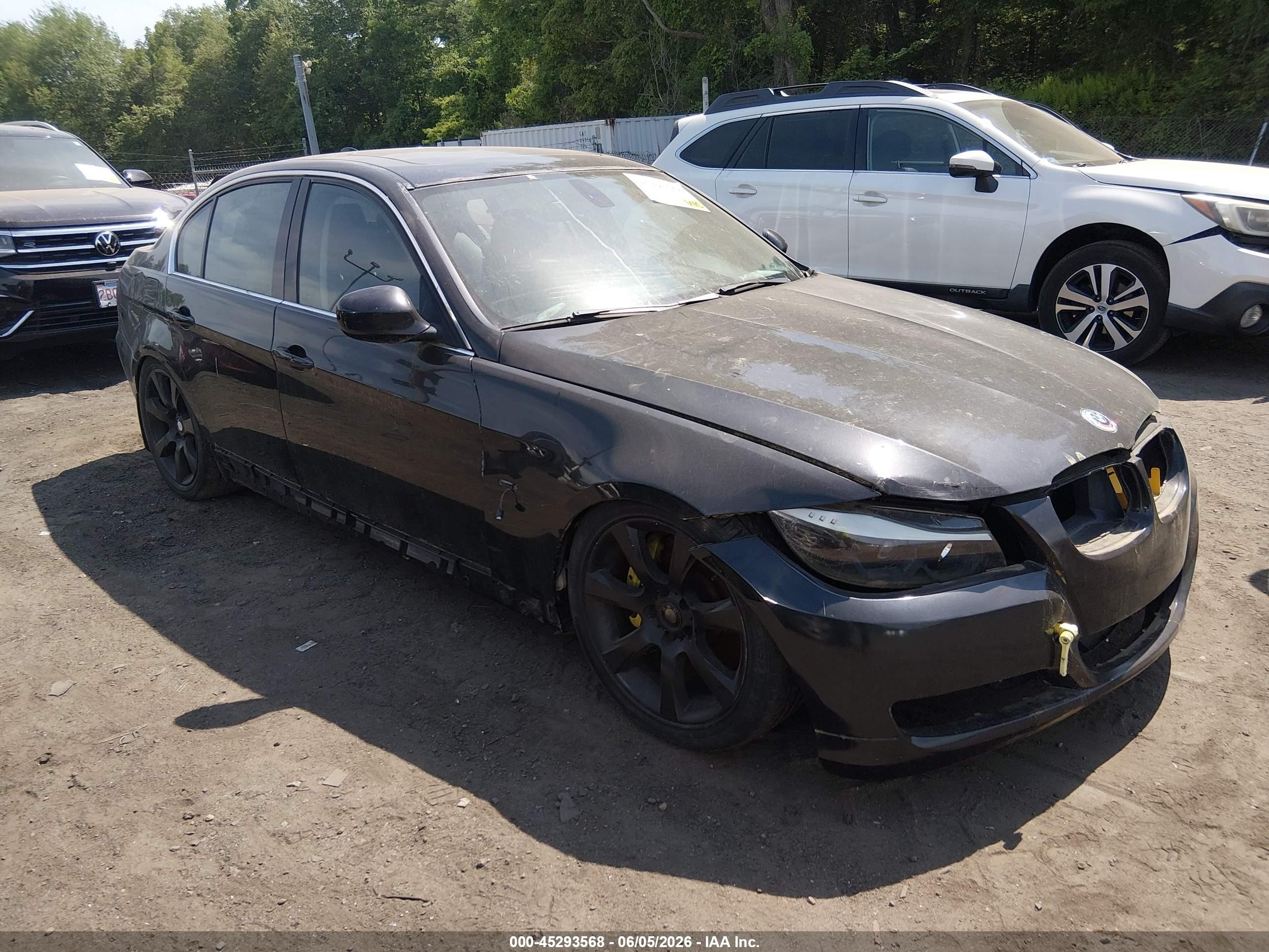 2011 Bmw 335i Xdrive Черный vin: WBAPL5C54BA920752