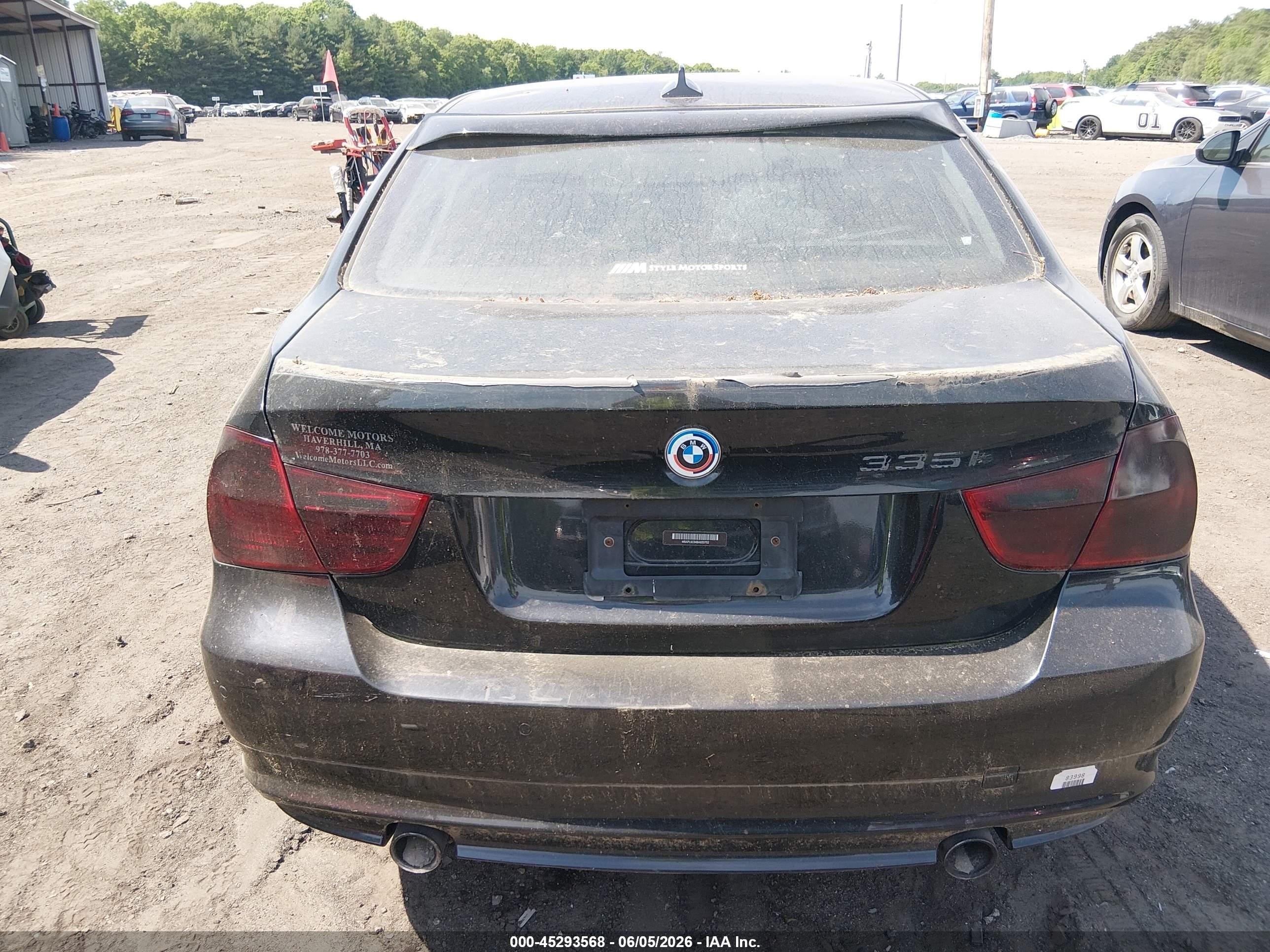 2011 Bmw 335i Xdrive Black vin: WBAPL5C54BA920752