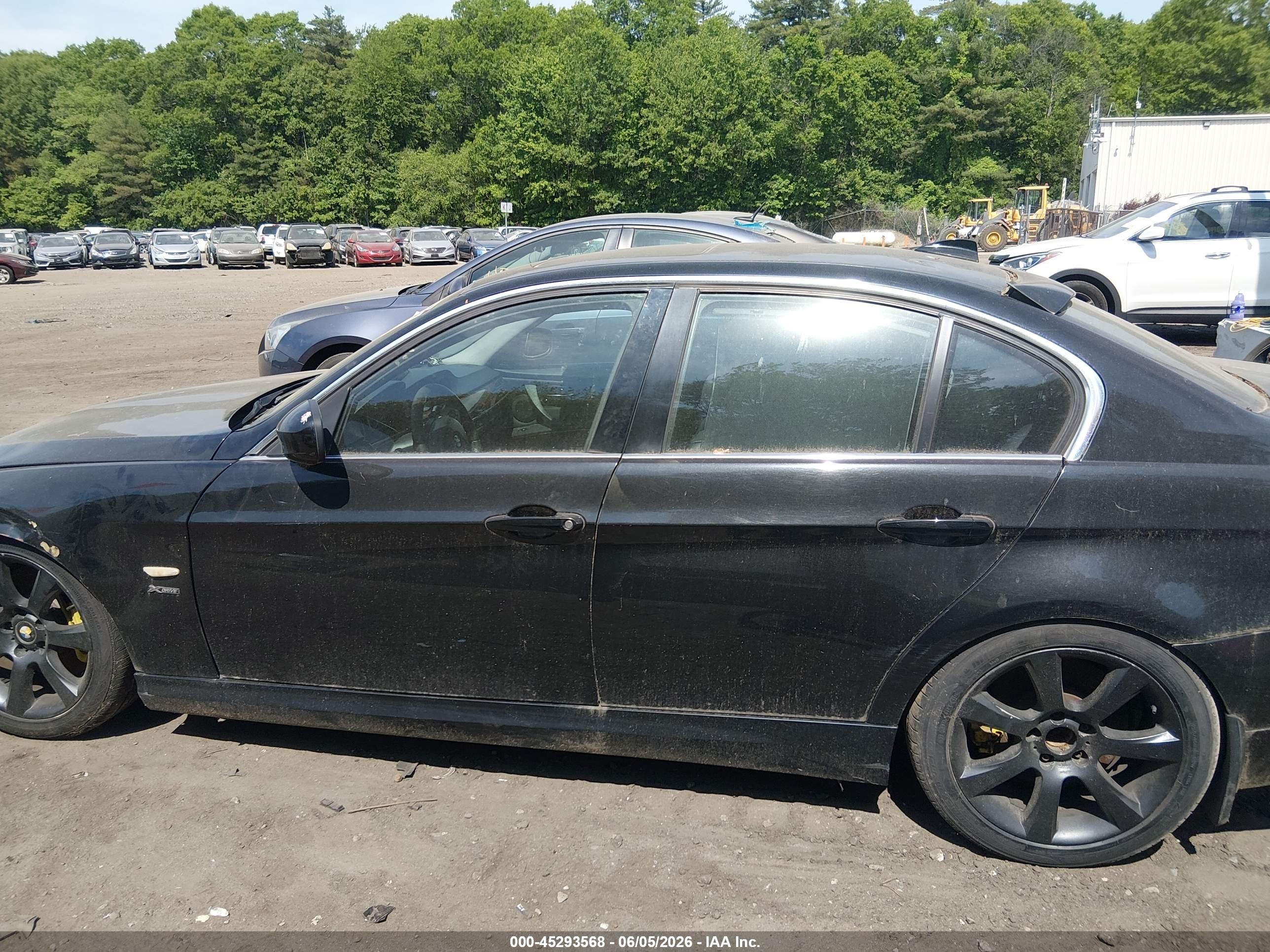 2011 Bmw 335i Xdrive Black vin: WBAPL5C54BA920752