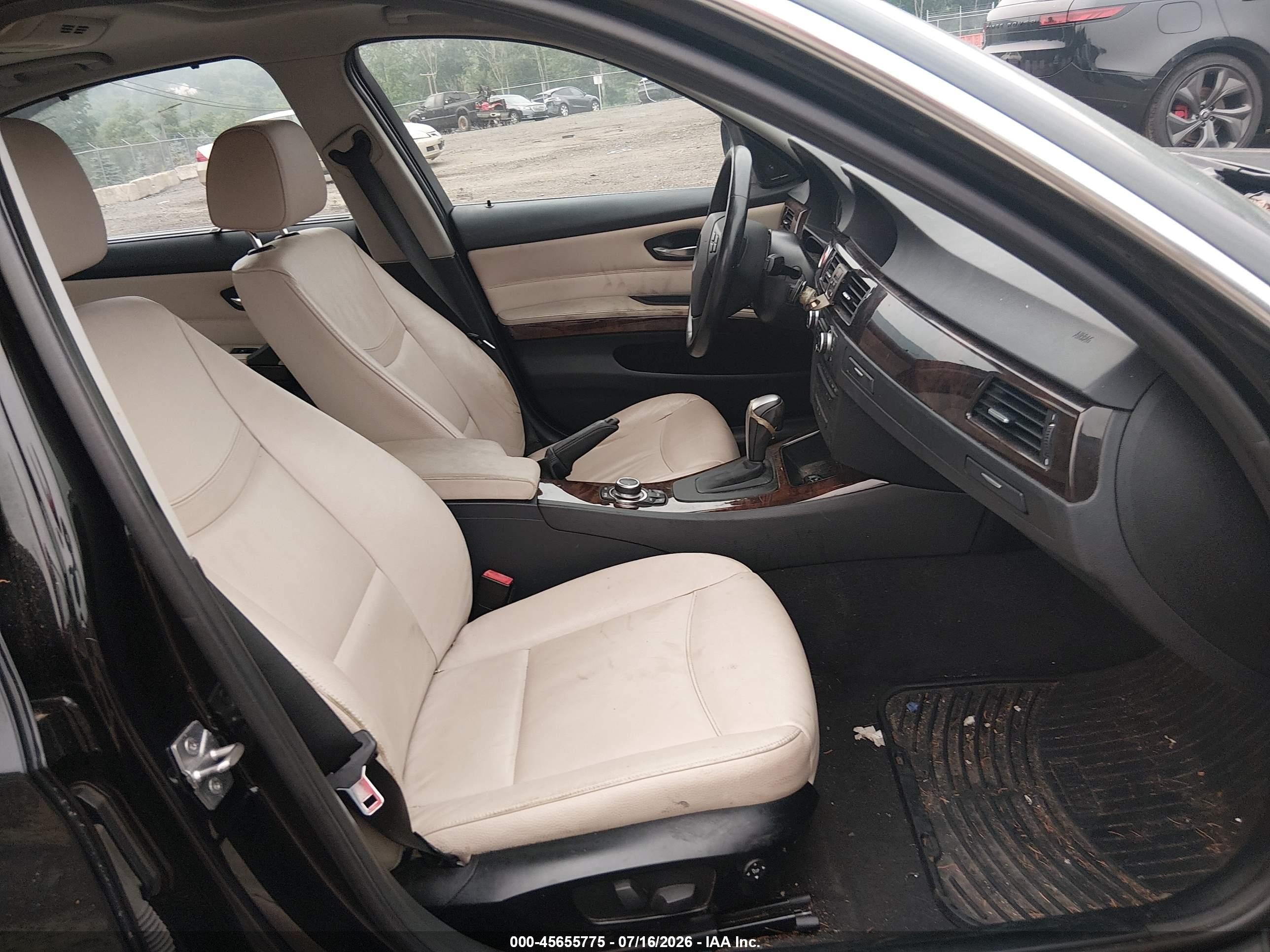 2011 Bmw 335i Xdrive Black vin: WBAPL5C55BA920131
