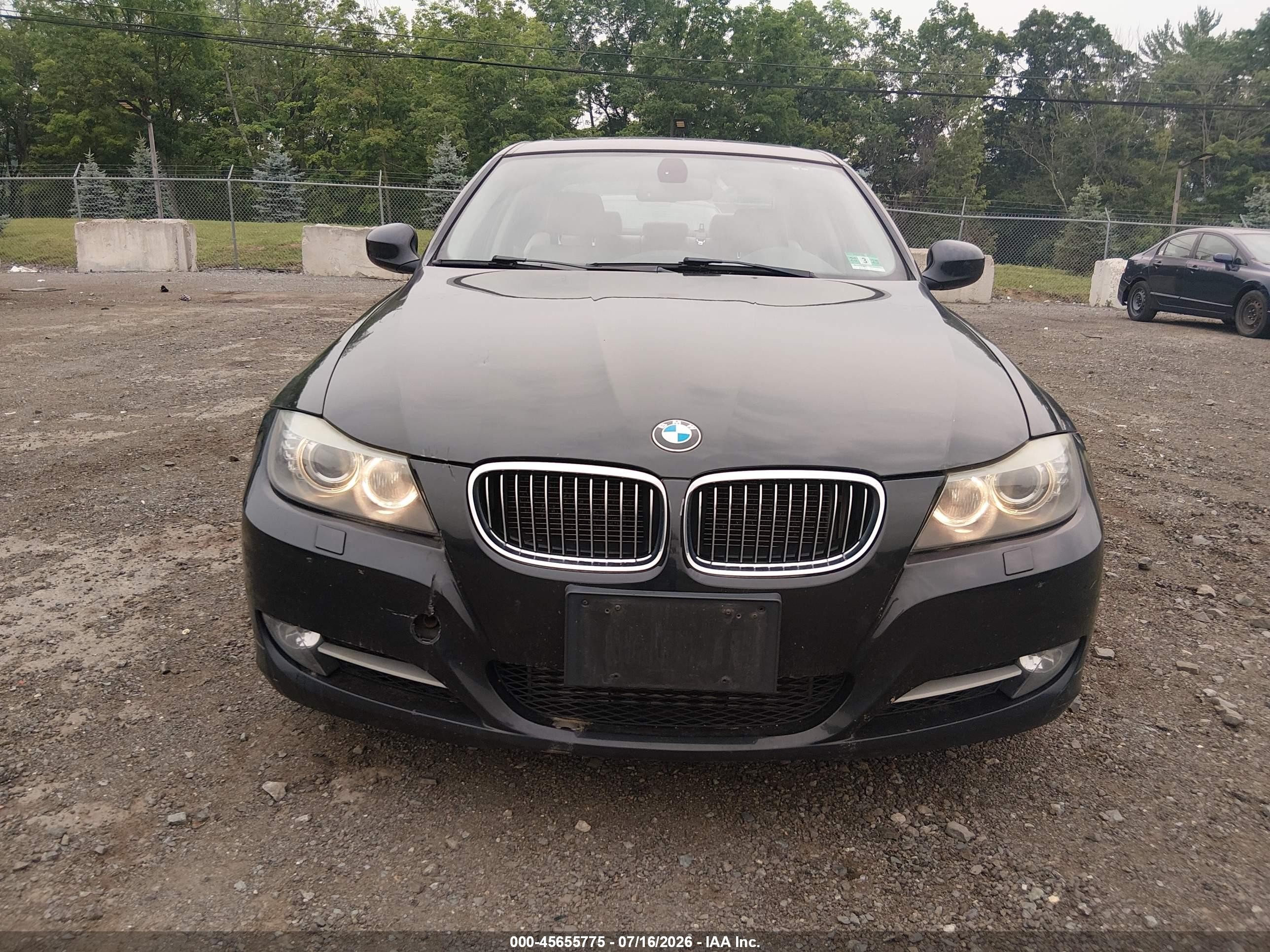 2011 Bmw 335i Xdrive Black vin: WBAPL5C55BA920131