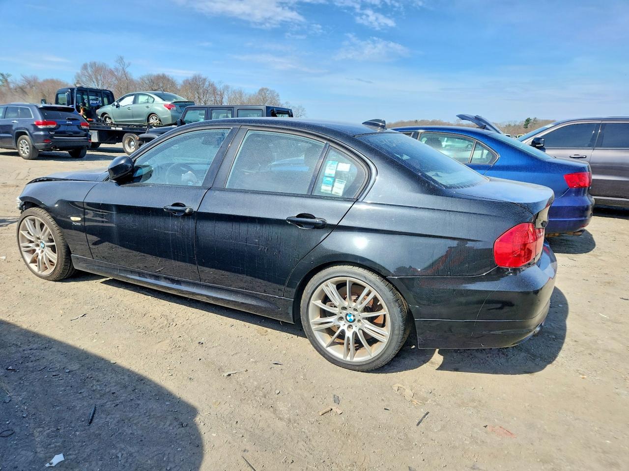 2011 Bmw 335 Xi Black vin: WBAPL5C55BA920484