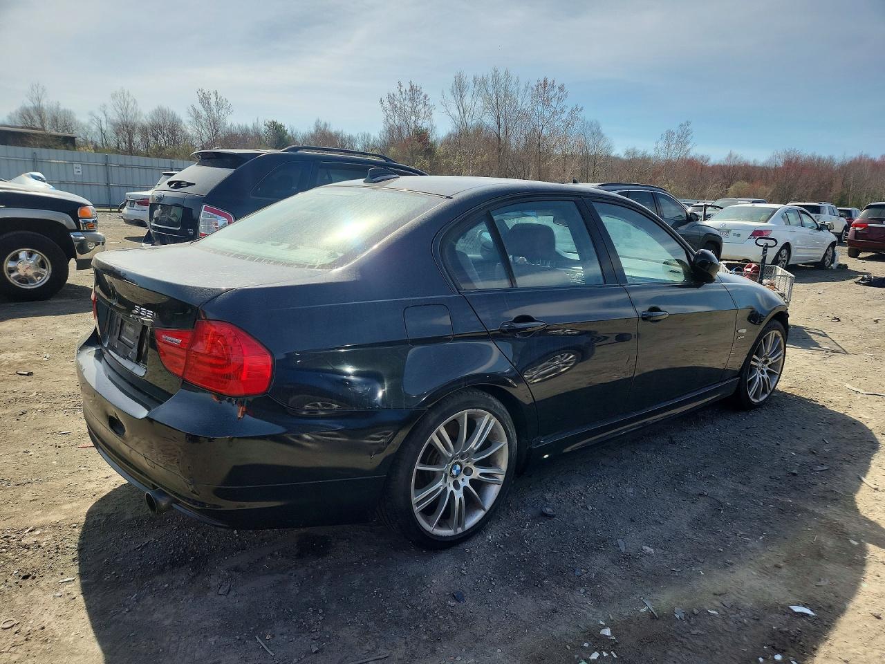 2011 Bmw 335 Xi Black vin: WBAPL5C55BA920484