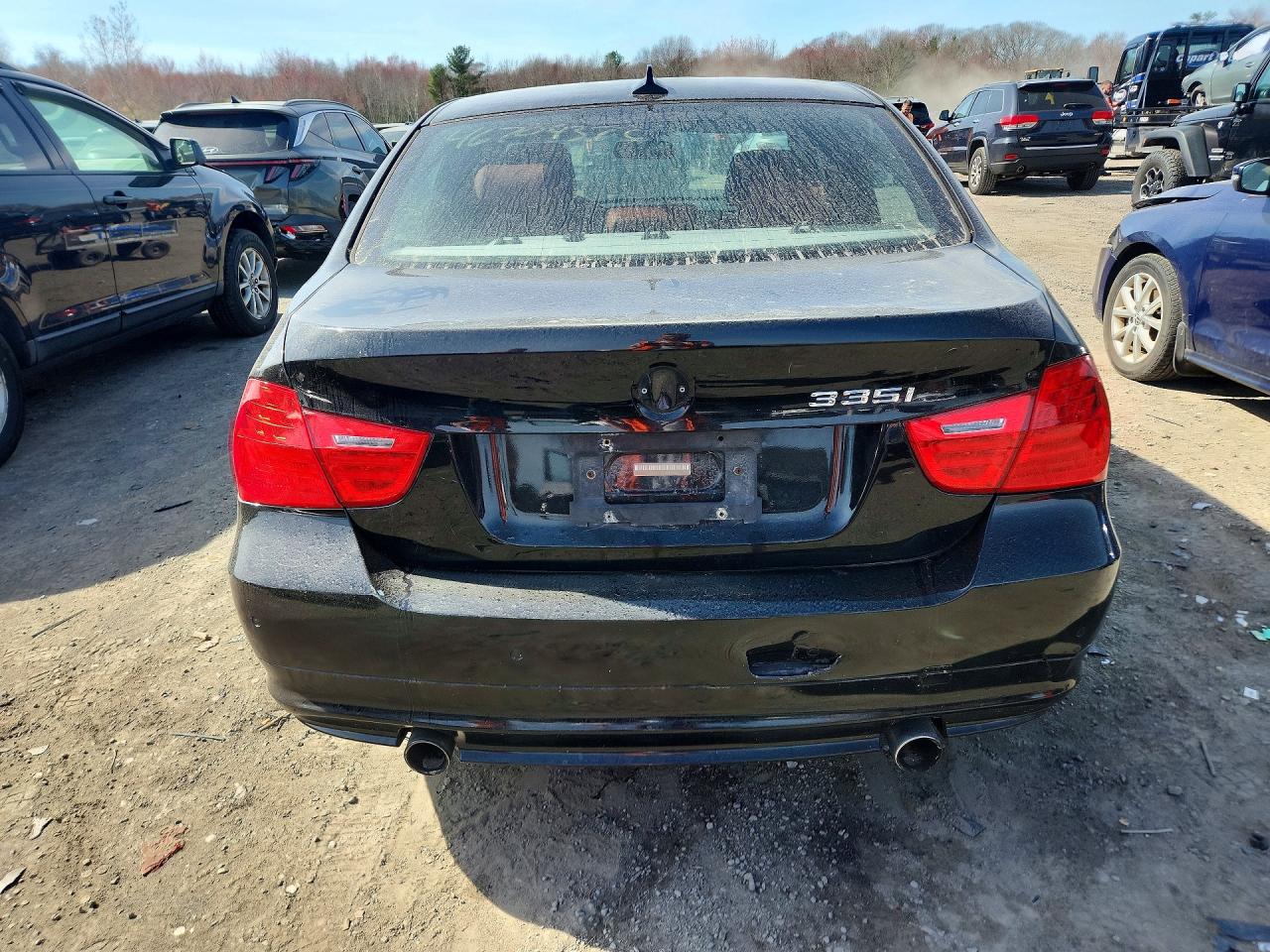 2011 Bmw 335 Xi Black vin: WBAPL5C55BA920484