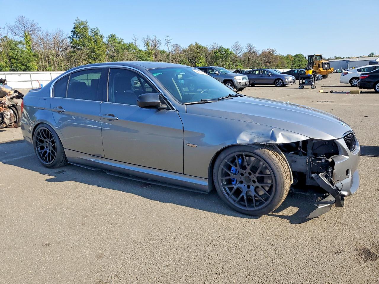 2011 Bmw 335 Xi Gray vin: WBAPL5C56BA920400