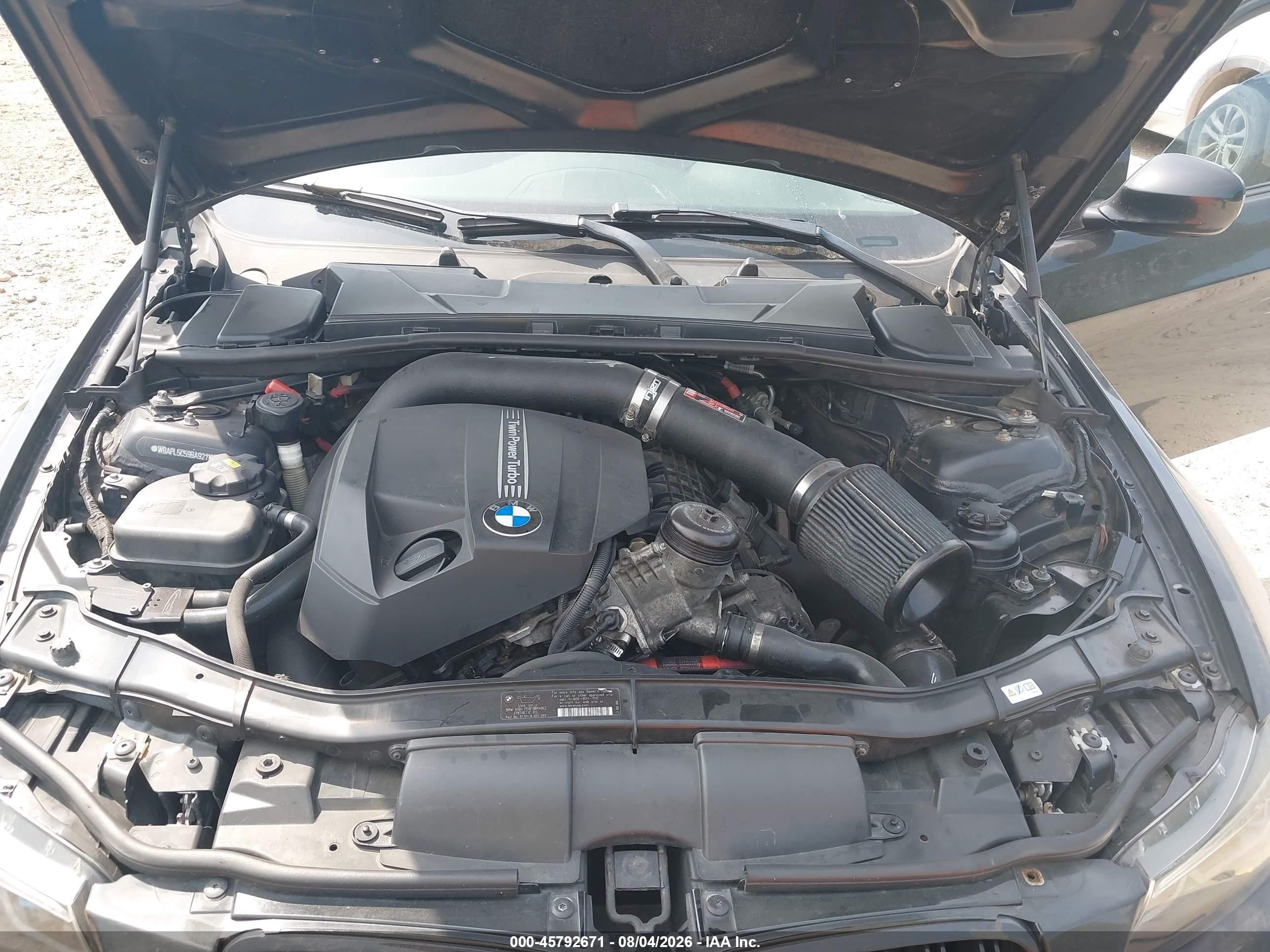 2011 Bmw 335i Xdrive Black vin: WBAPL5C59BA921105