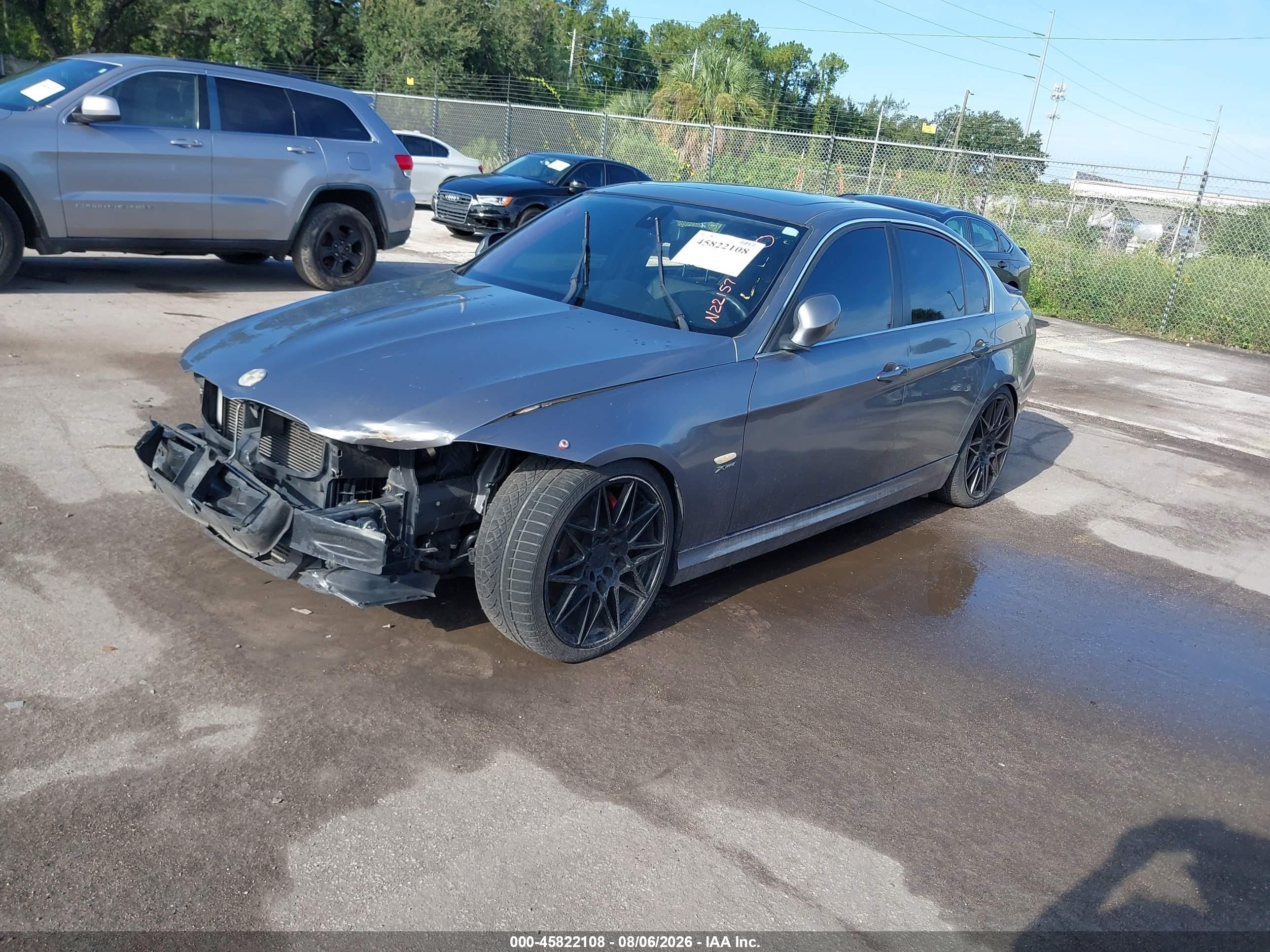 2011 Bmw 335i Xdrive Gray vin: WBAPL5G51BNN22157