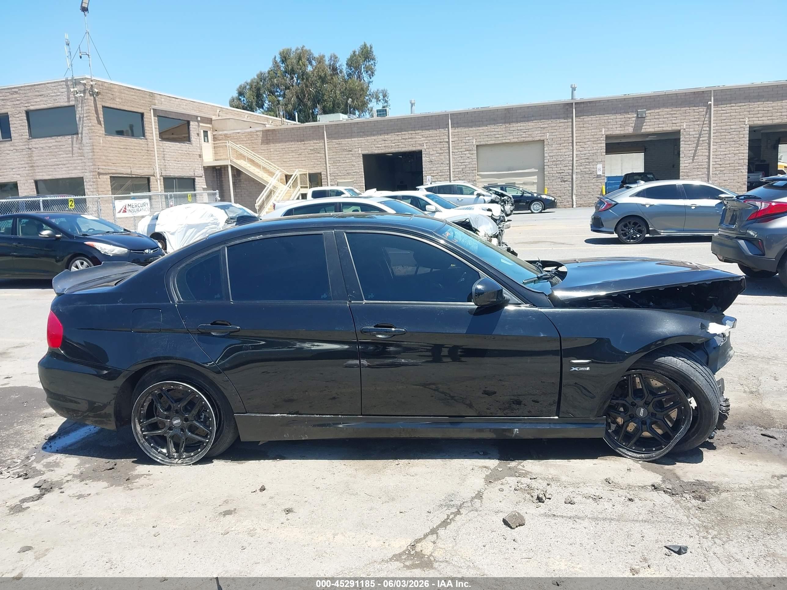 2011 Bmw 335i Xdrive Black vin: WBAPL5G52BNN23737