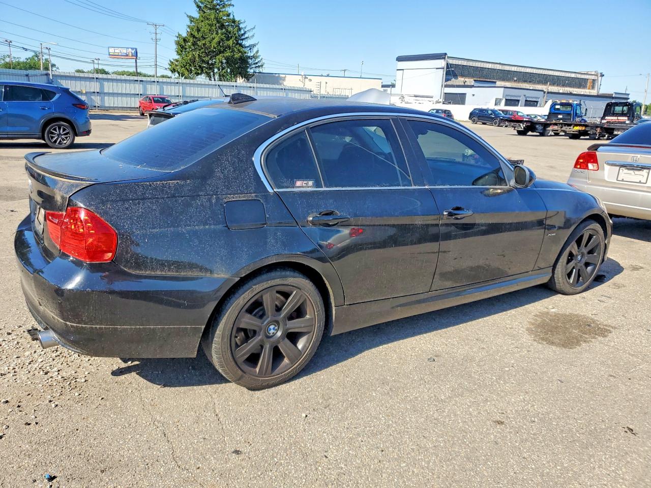 2011 Bmw 335 Xi Black vin: WBAPL5G52BNN23799