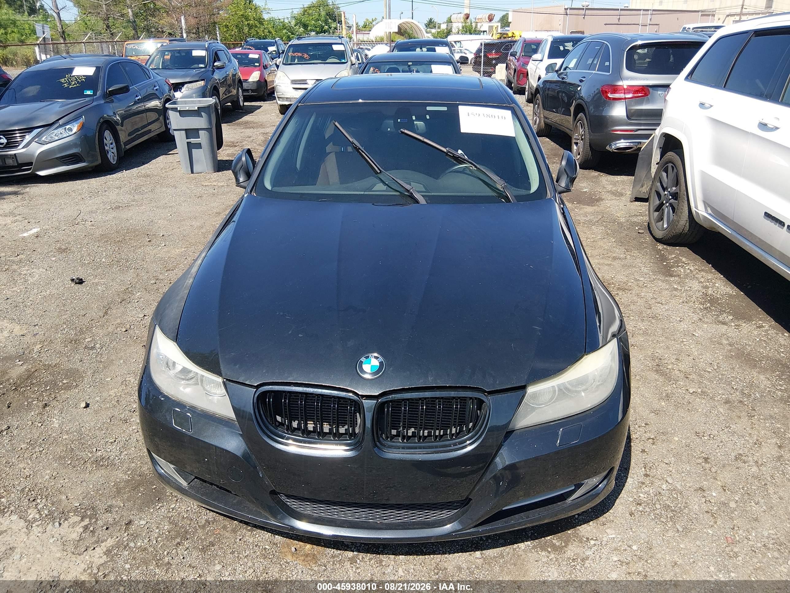2011 Bmw 335i Xdrive Black vin: WBAPL5G53BNN22631