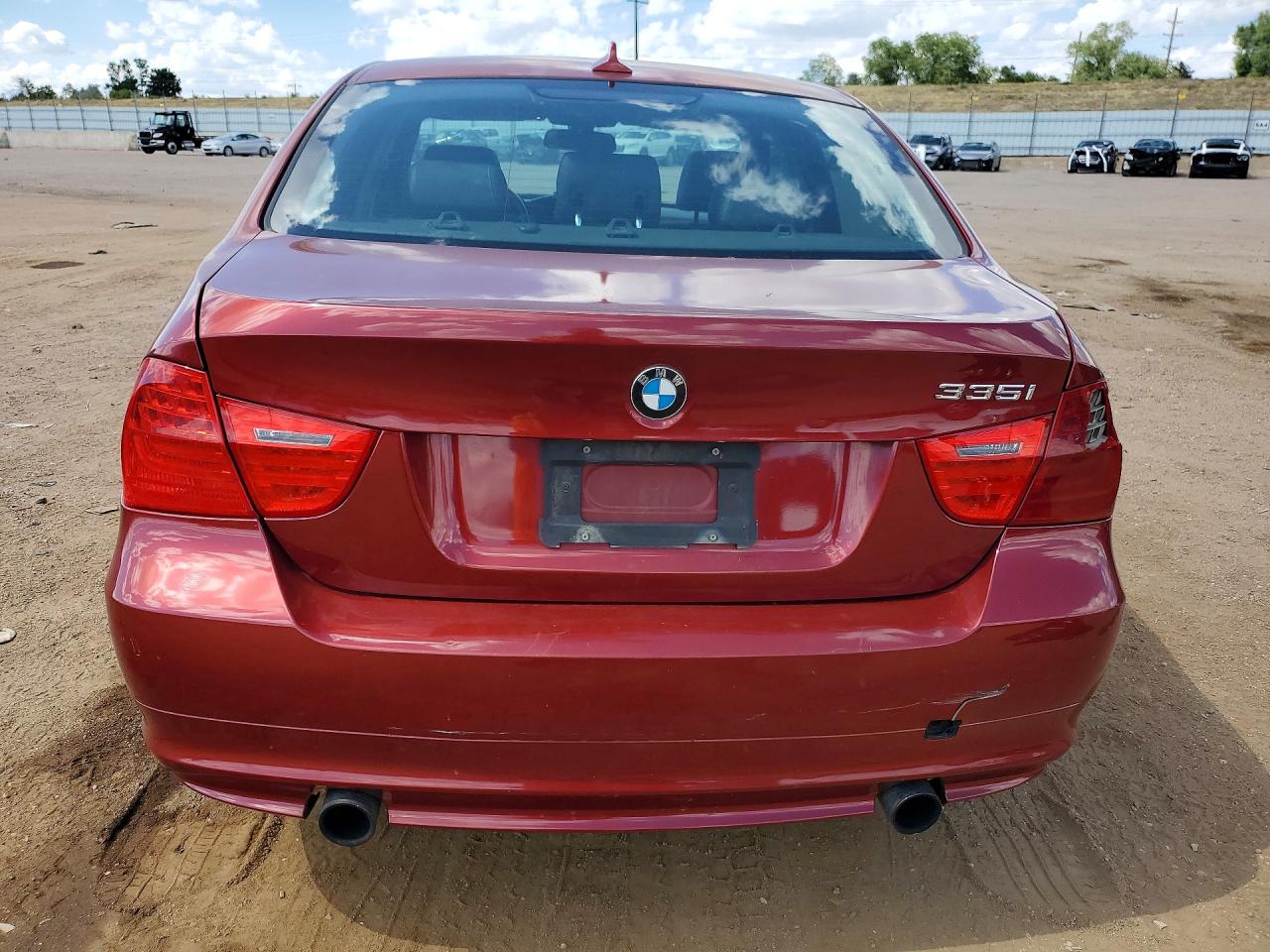 2011 Bmw 335 Xi Бордовый vin: WBAPL5G53BNN23553