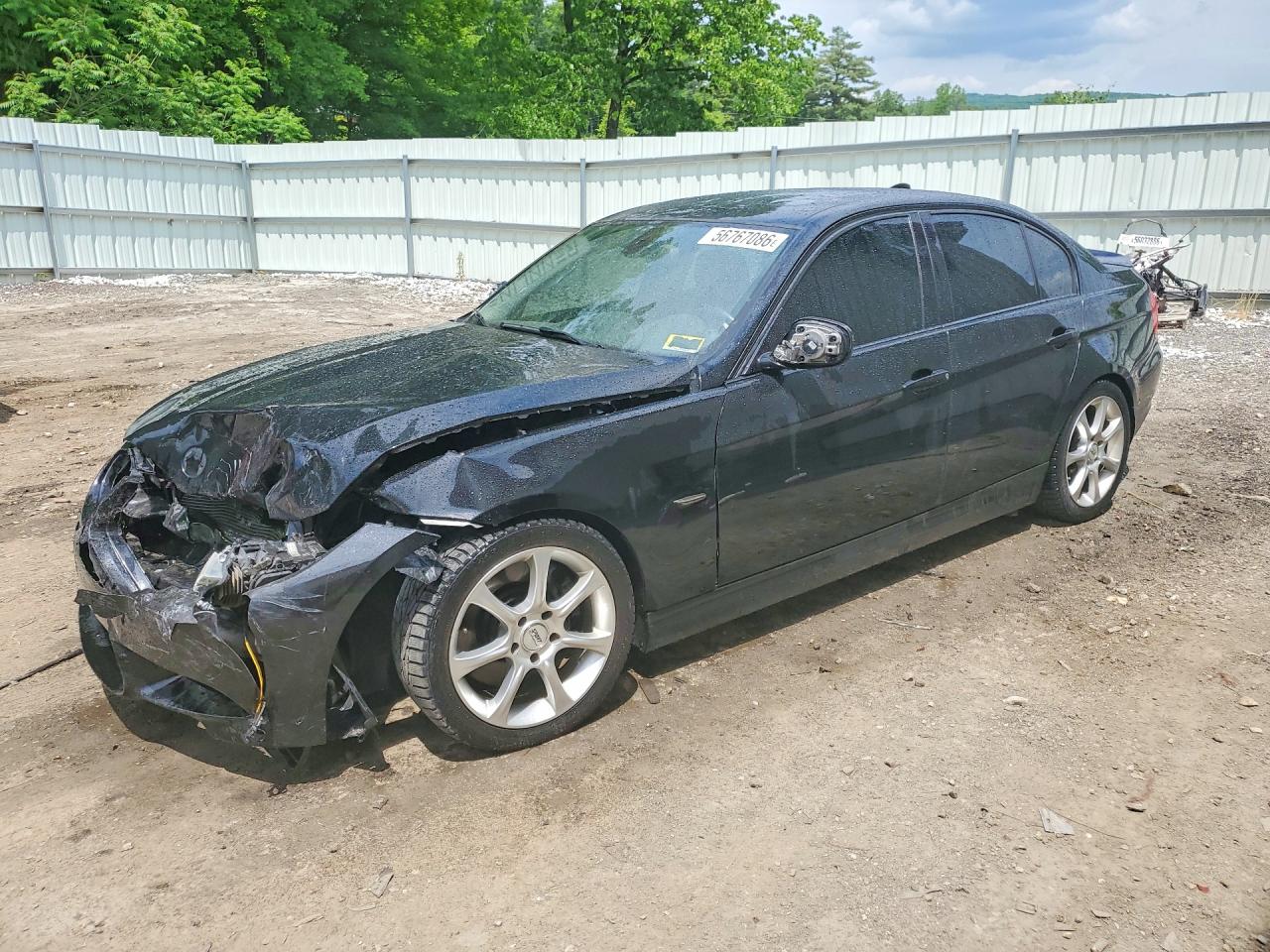 2011 Bmw 335 Xi Black vin: WBAPL5G55BNN23277