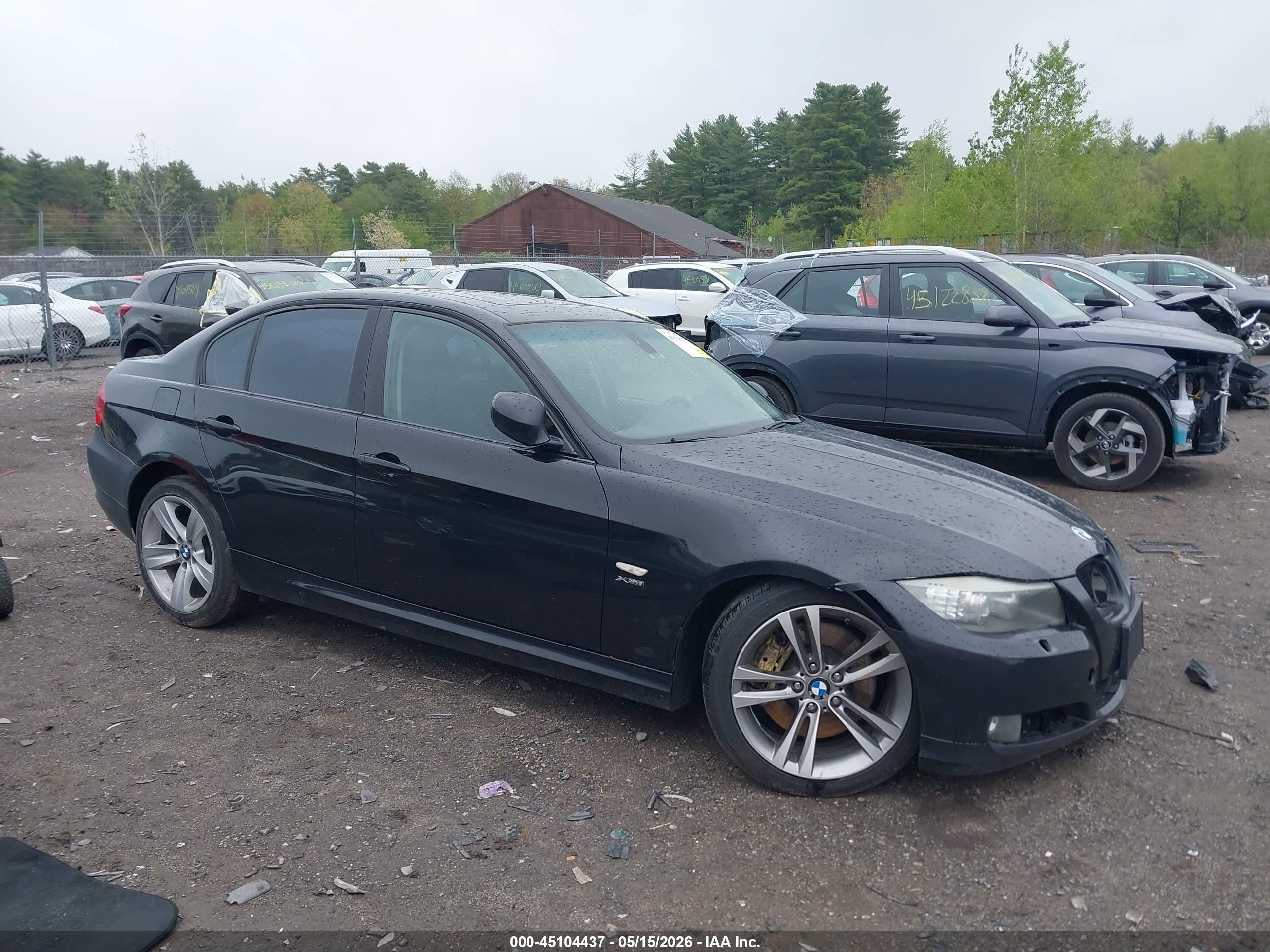 2011 Bmw 335i Xdrive Black vin: WBAPL5G57BNN22812