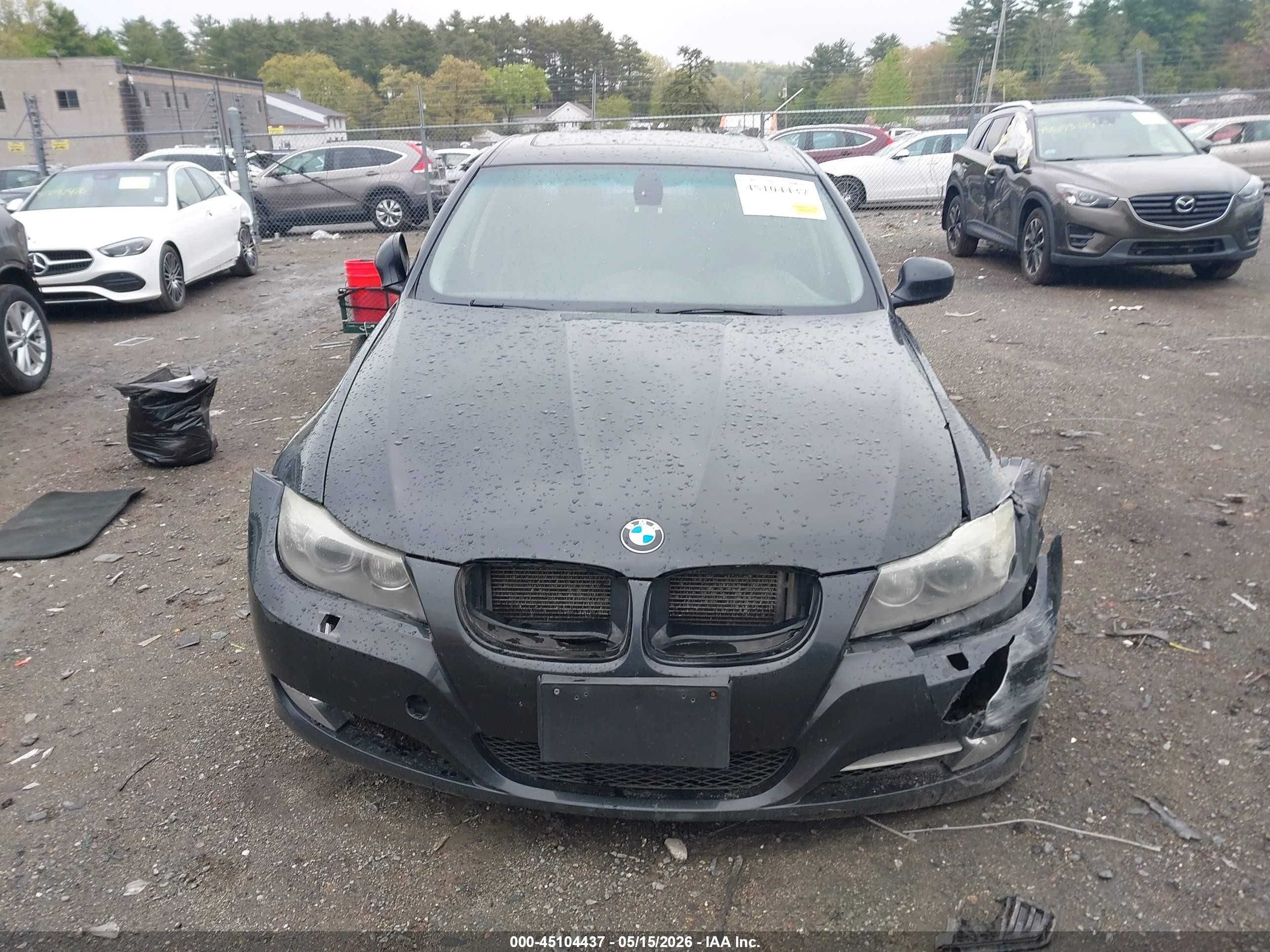 2011 Bmw 335i Xdrive Black vin: WBAPL5G57BNN22812
