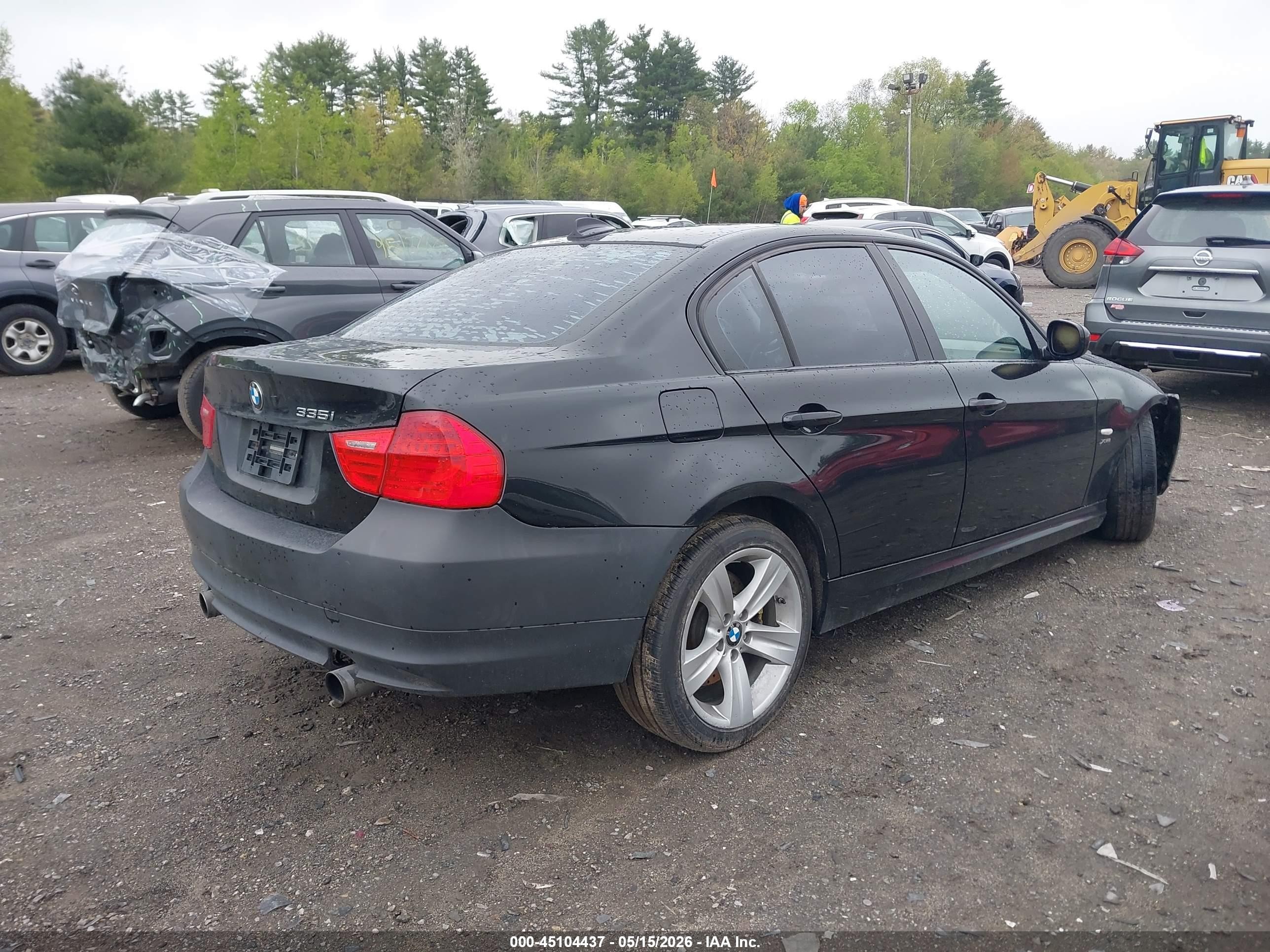 2011 Bmw 335i Xdrive Black vin: WBAPL5G57BNN22812
