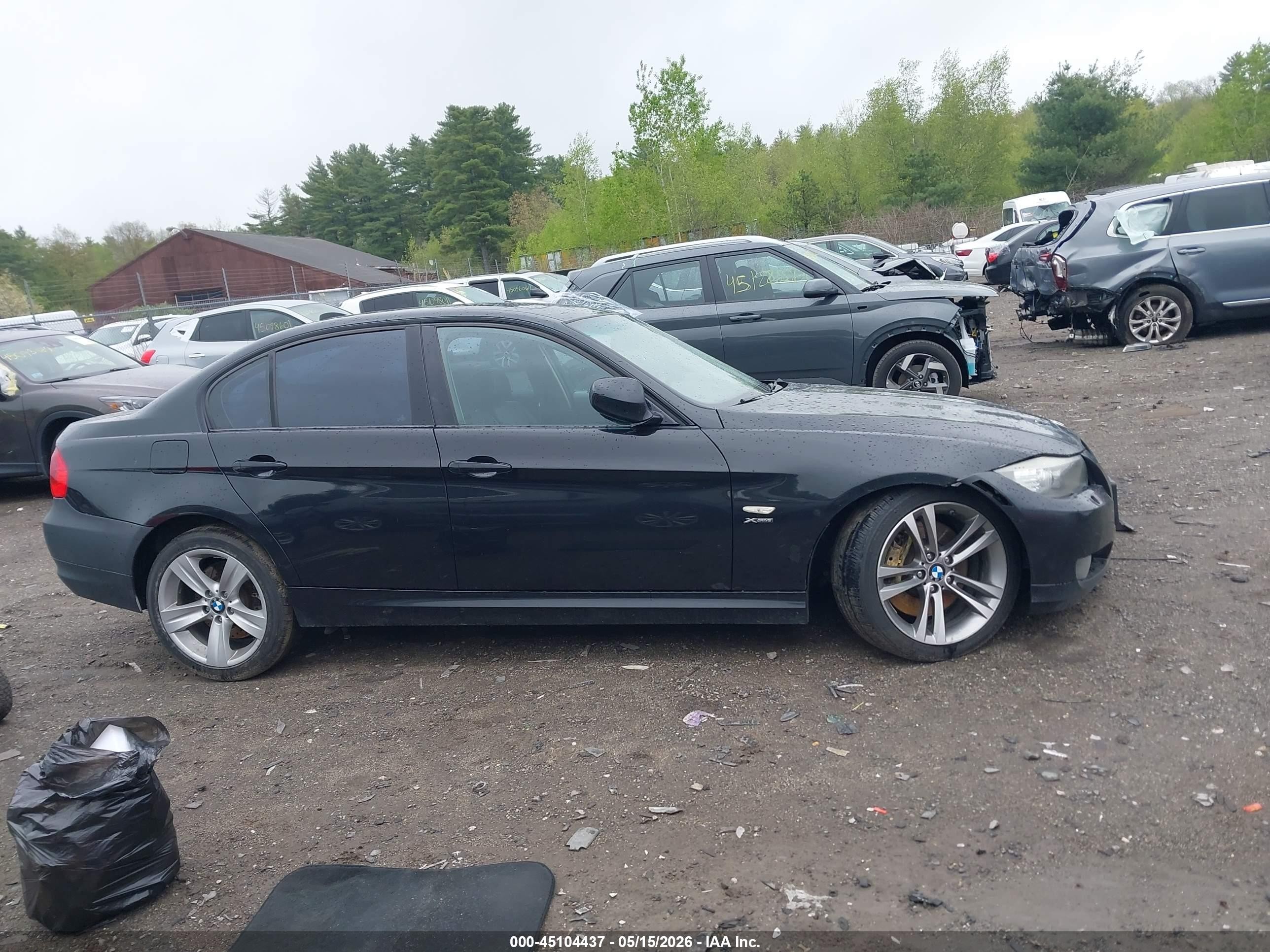 2011 Bmw 335i Xdrive Black vin: WBAPL5G57BNN22812