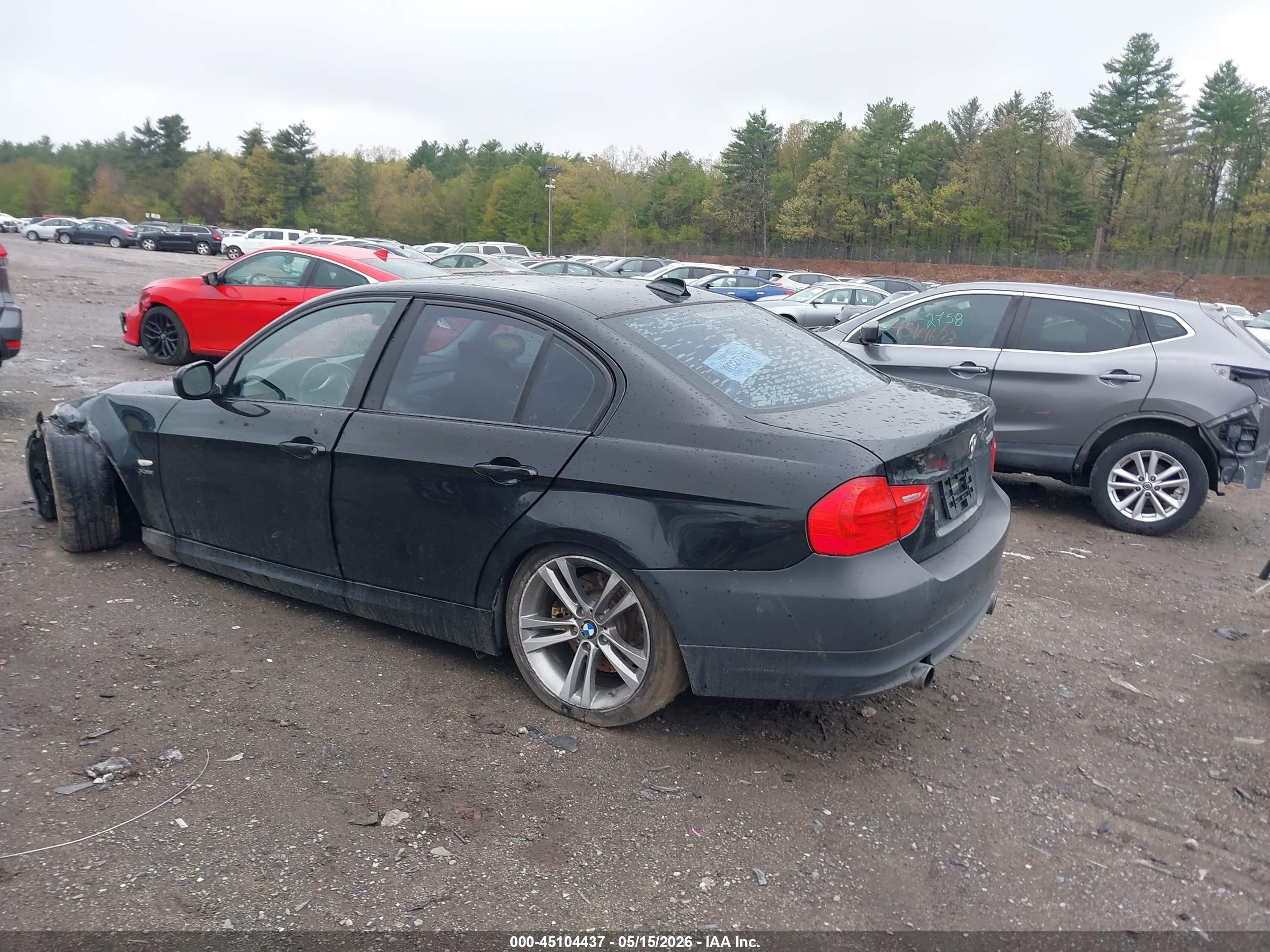 2011 Bmw 335i Xdrive Black vin: WBAPL5G57BNN22812