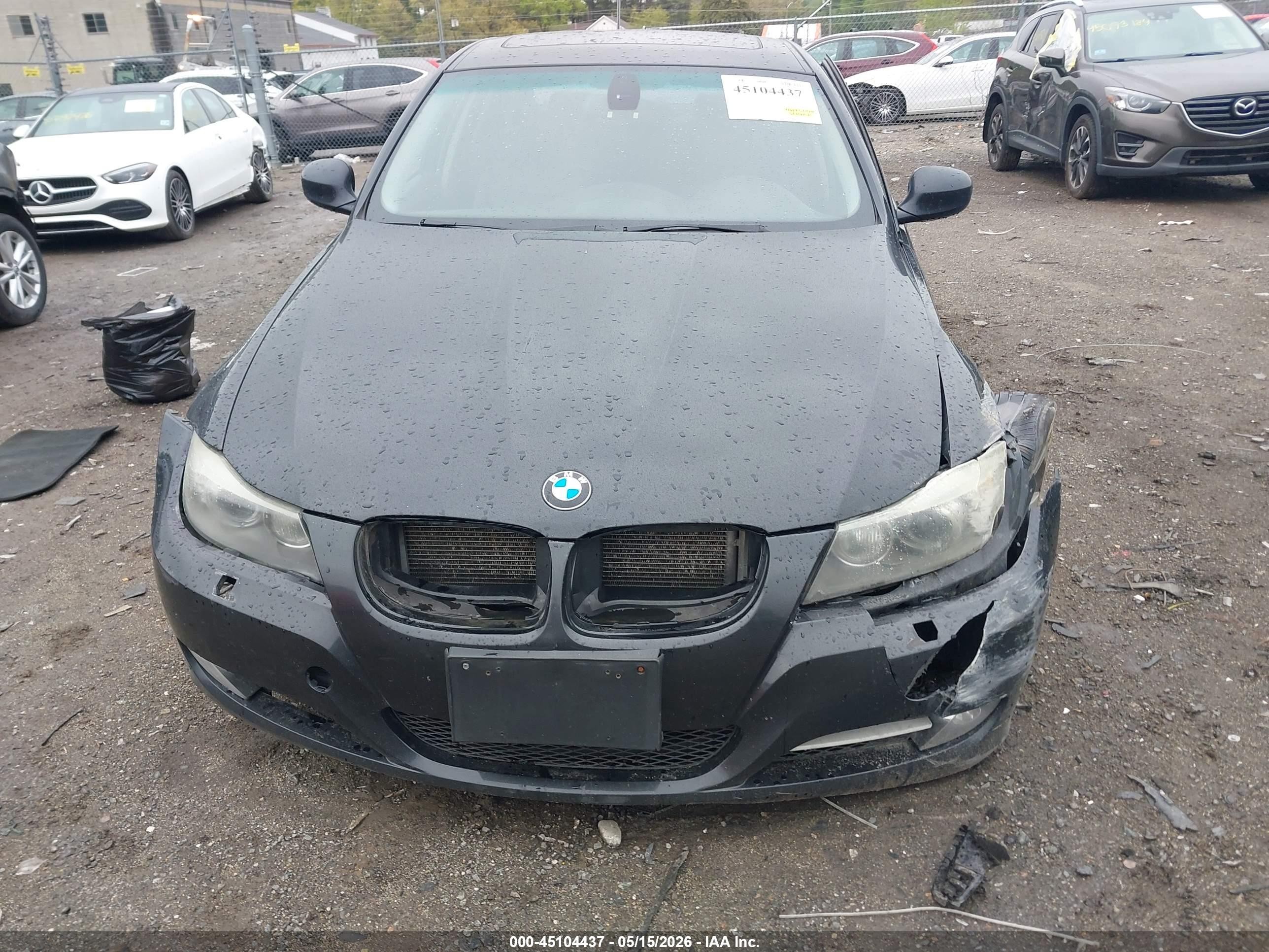 2011 Bmw 335i Xdrive Black vin: WBAPL5G57BNN22812