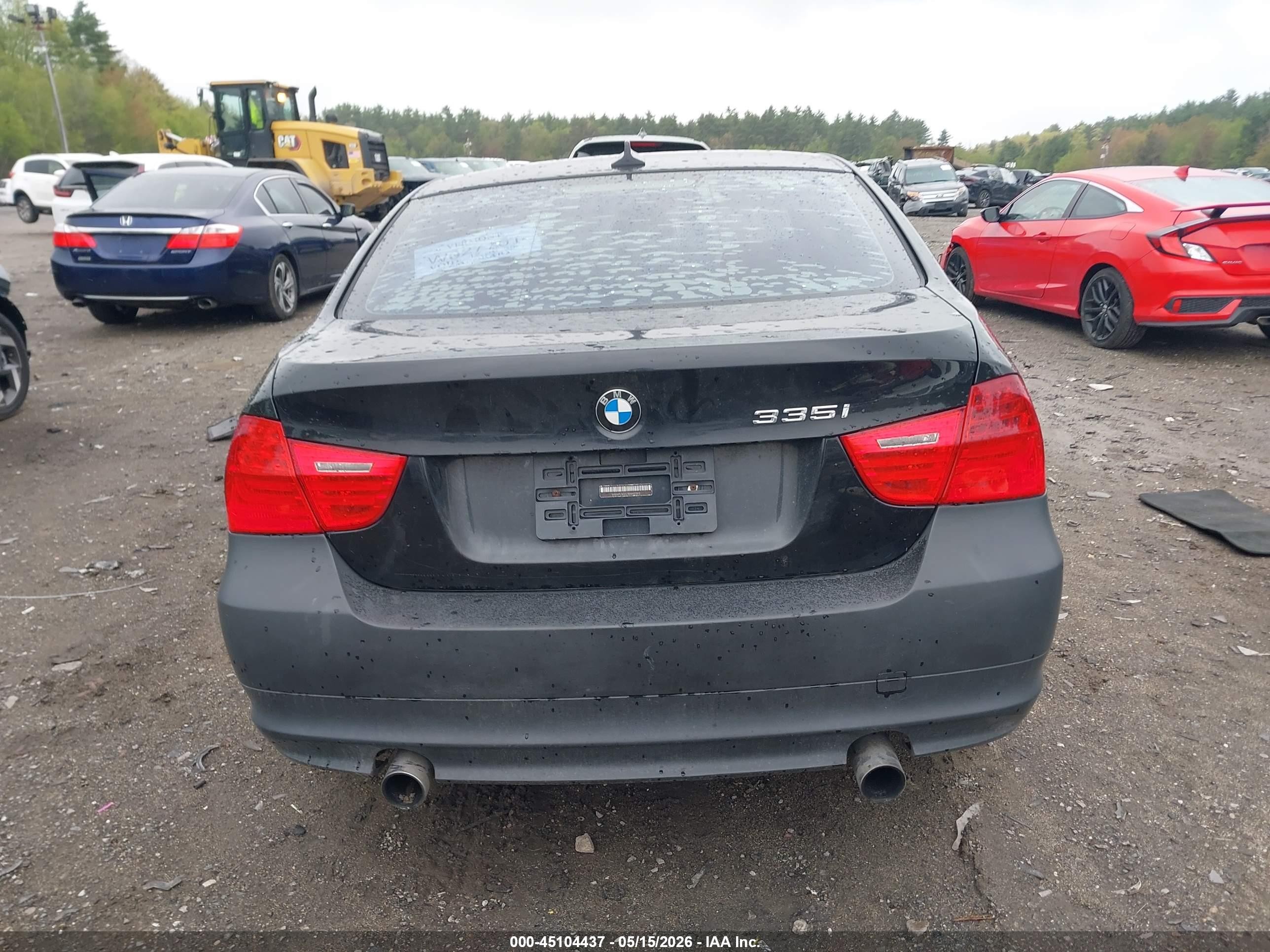 2011 Bmw 335i Xdrive Black vin: WBAPL5G57BNN22812