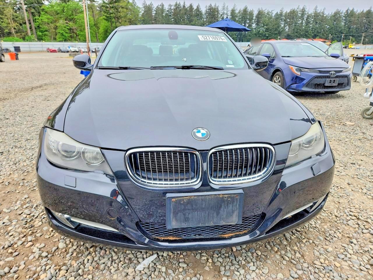 2011 Bmw 335 Xi Черный vin: WBAPL5G58BNN22222