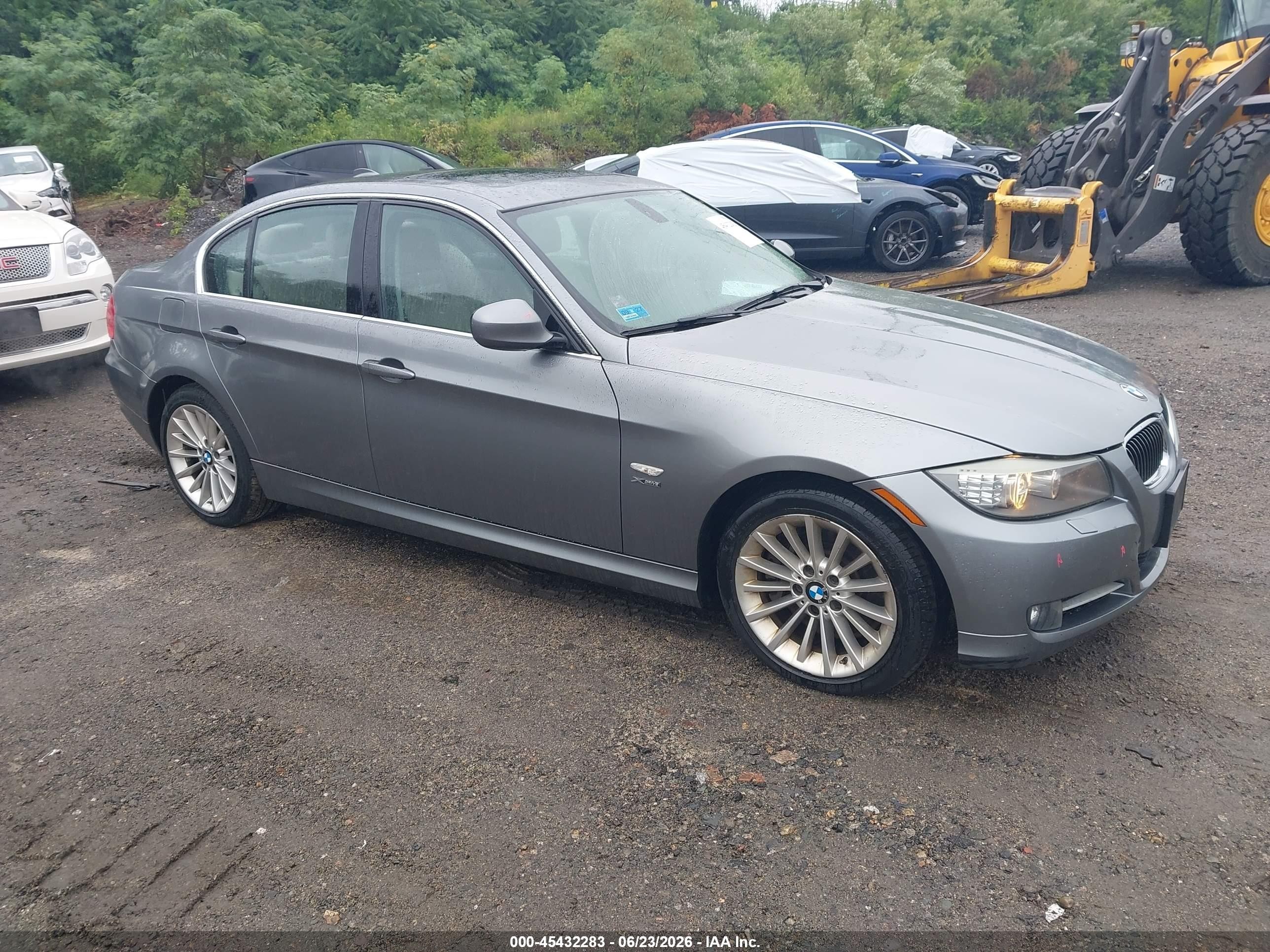 2011 Bmw 335i Xdrive Серый vin: WBAPL5G59BNN21936