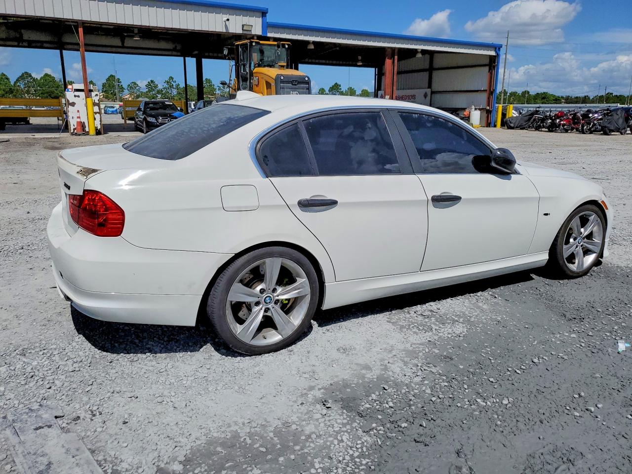 2011 Bmw 335 I White vin: WBAPM5C50BE577489