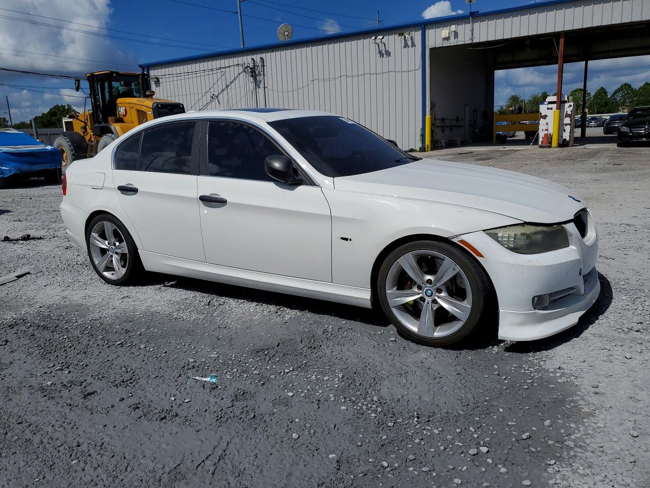 2011 Bmw 335 I White vin: WBAPM5C50BE577489