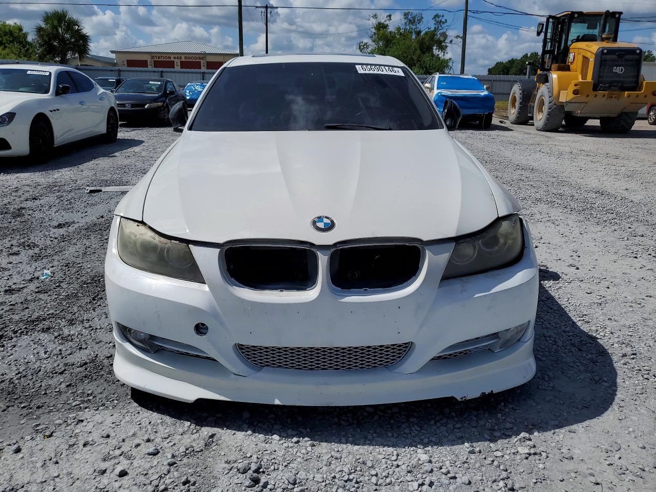 2011 Bmw 335 I White vin: WBAPM5C50BE577489