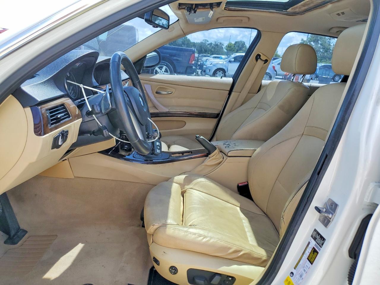 2011 Bmw 335 I White vin: WBAPM5C50BE577489