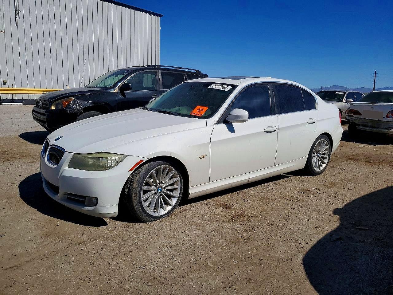 2011 Bmw 335 I White vin: WBAPM5C50BE577847