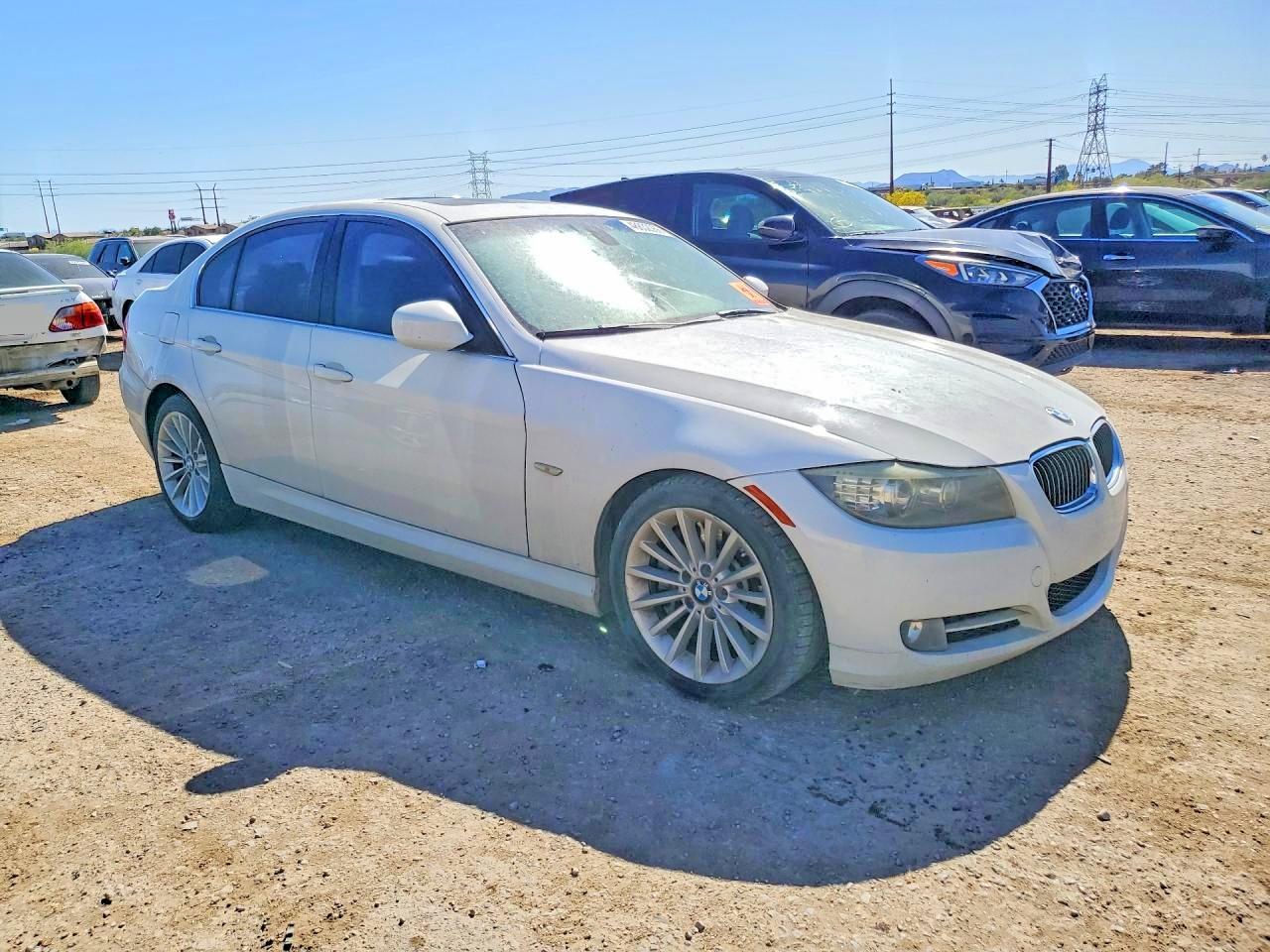 2011 Bmw 335 I White vin: WBAPM5C50BE577847