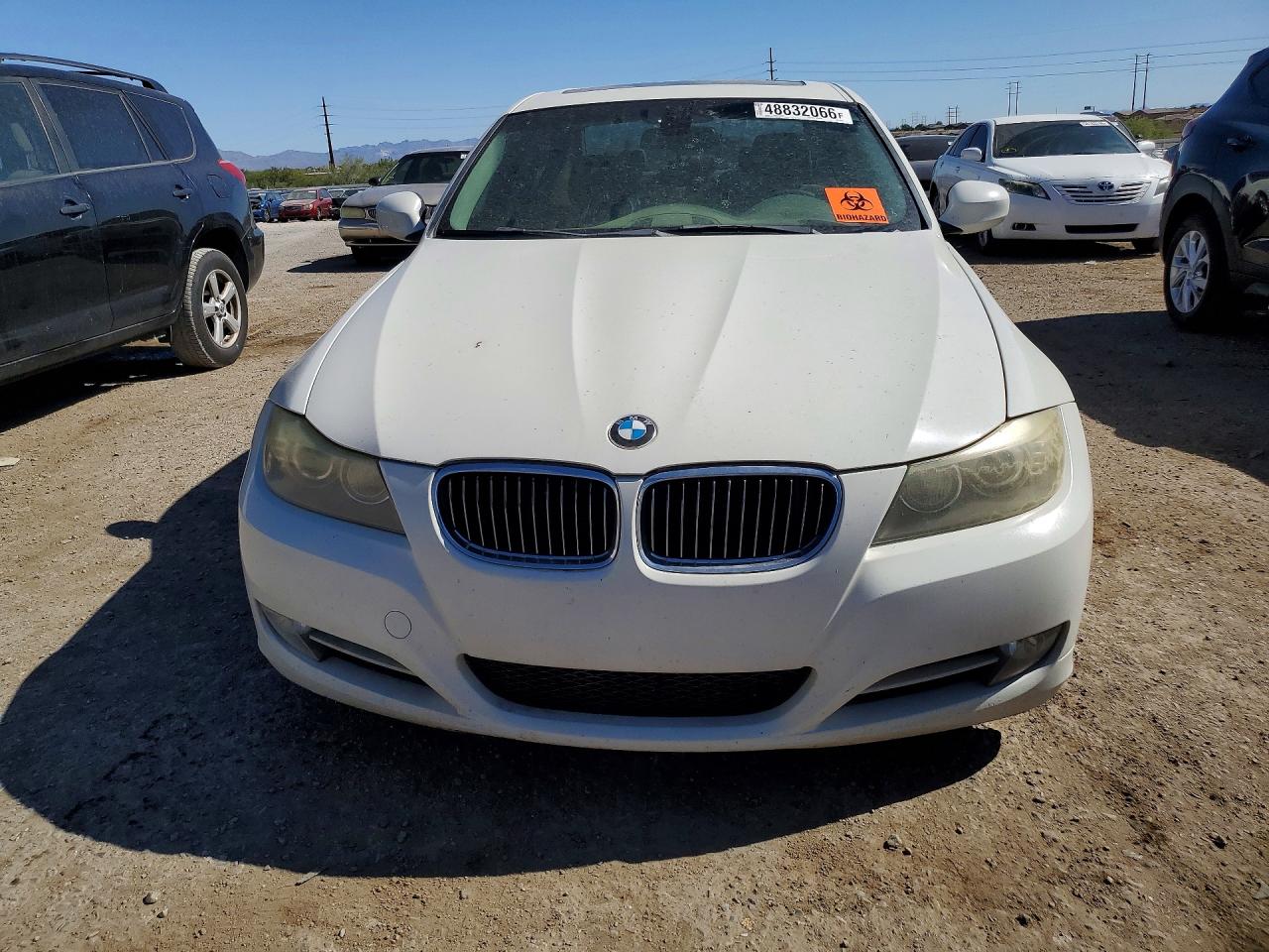 2011 Bmw 335 I White vin: WBAPM5C50BE577847