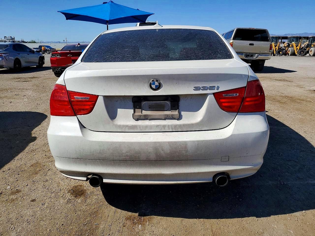 2011 Bmw 335 I White vin: WBAPM5C50BE577847