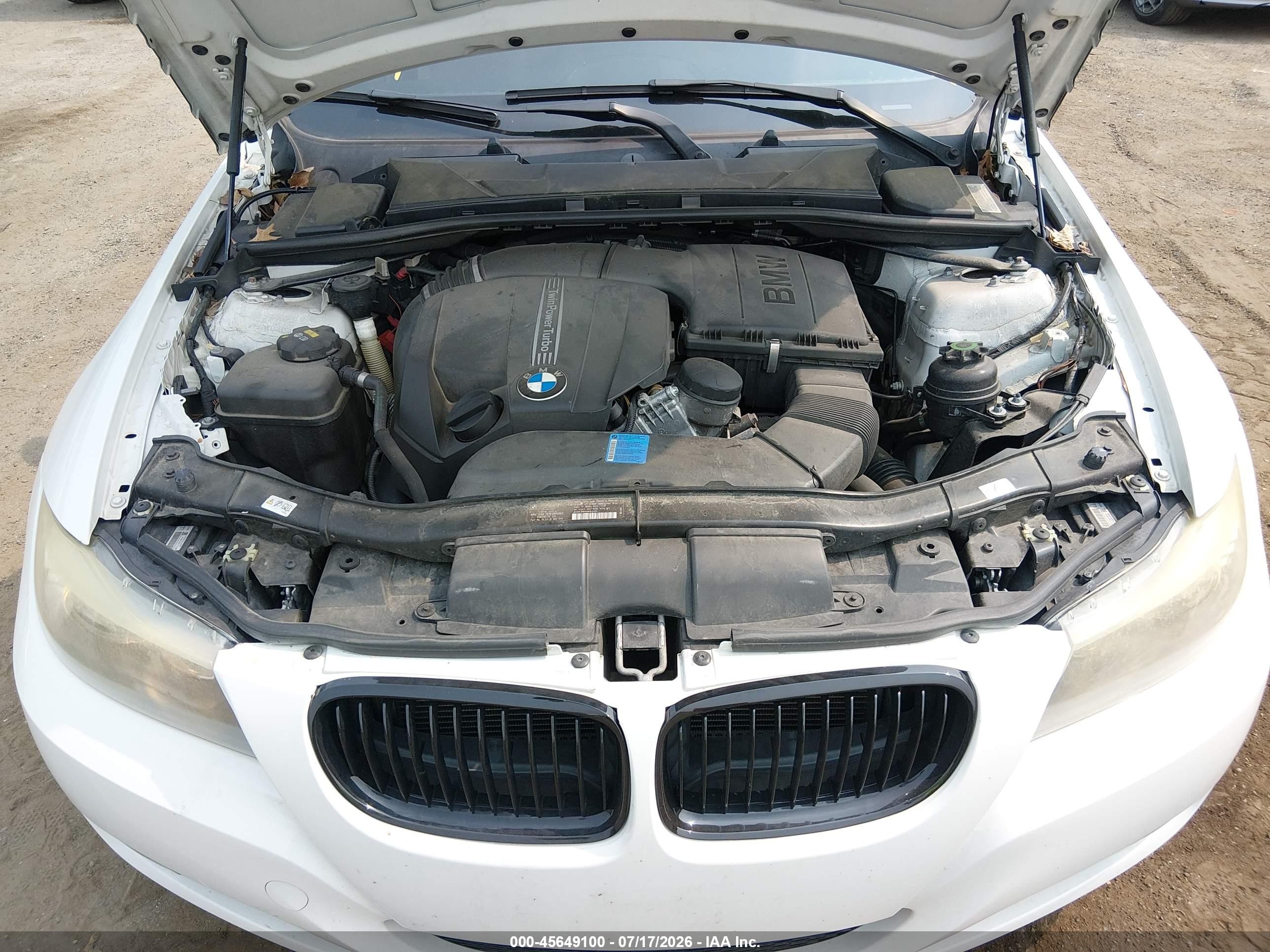 2011 Bmw 335i   Белый vin: WBAPM5C53BE576577
