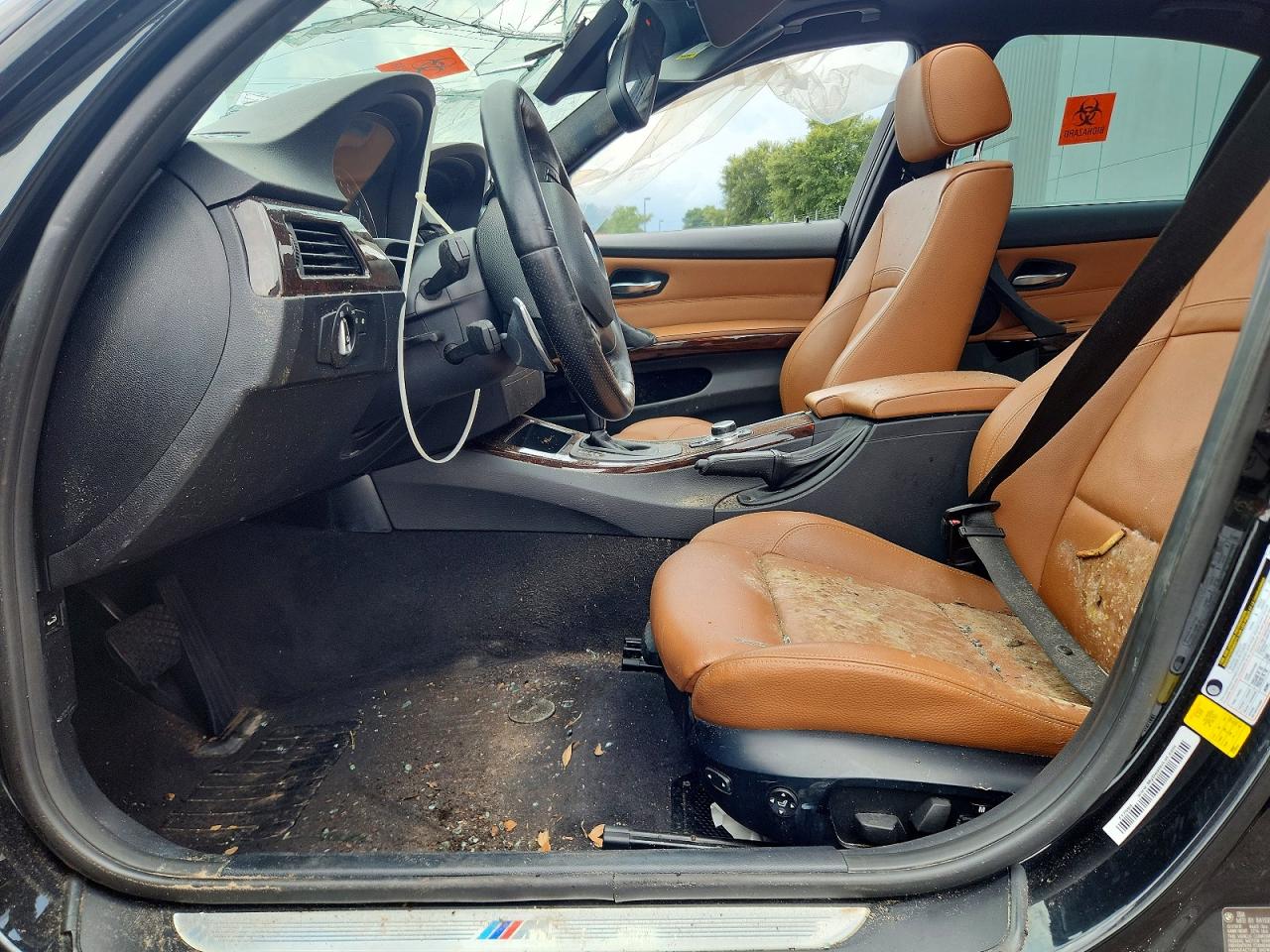 2011 Bmw 335 I Черный vin: WBAPM5C56BE577013