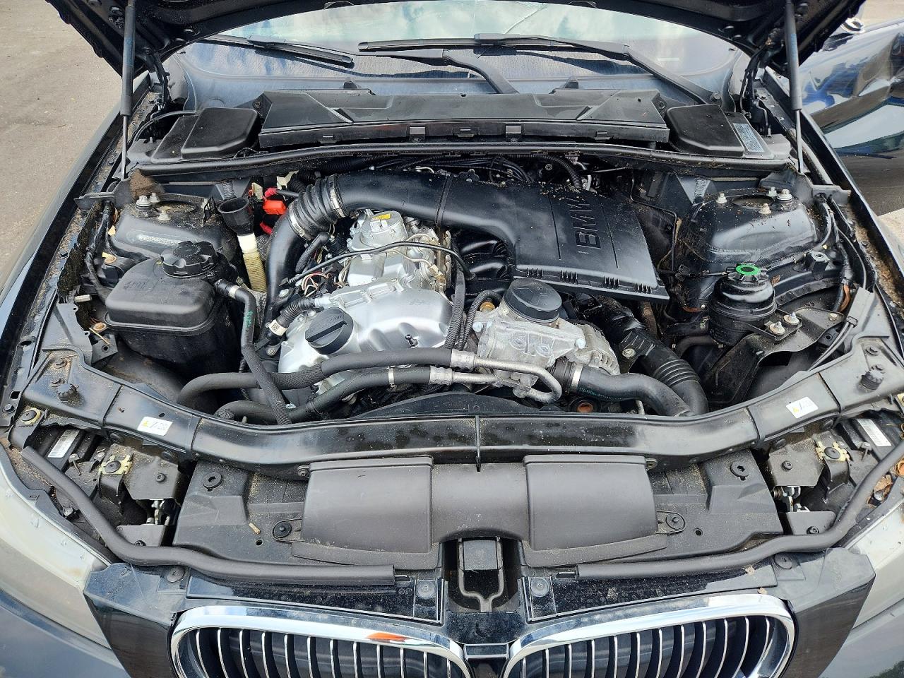 2011 Bmw 335 I Черный vin: WBAPM5C56BE577013