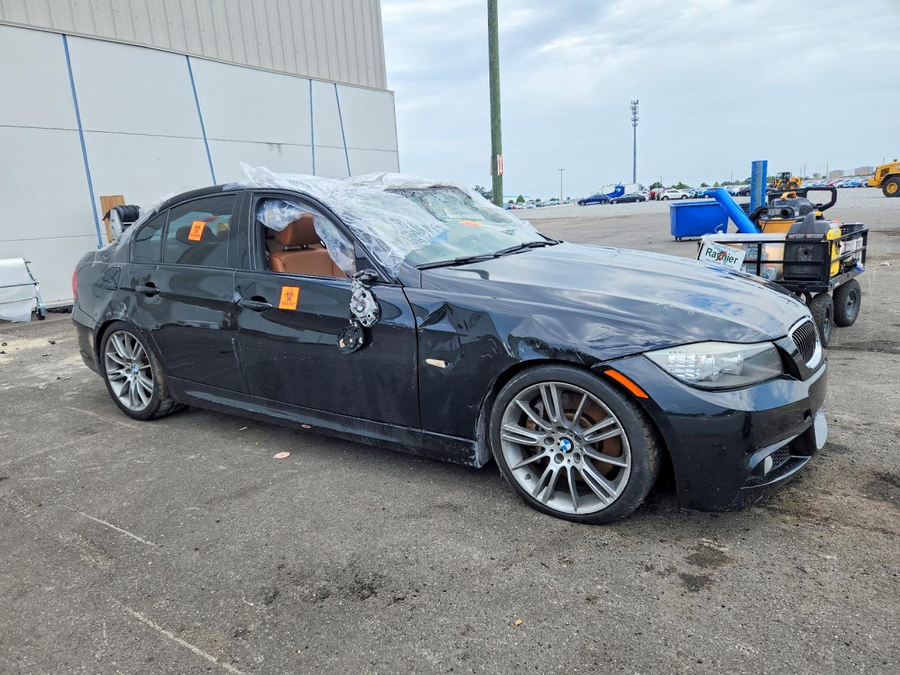2011 Bmw 335 I Черный vin: WBAPM5C56BE577013