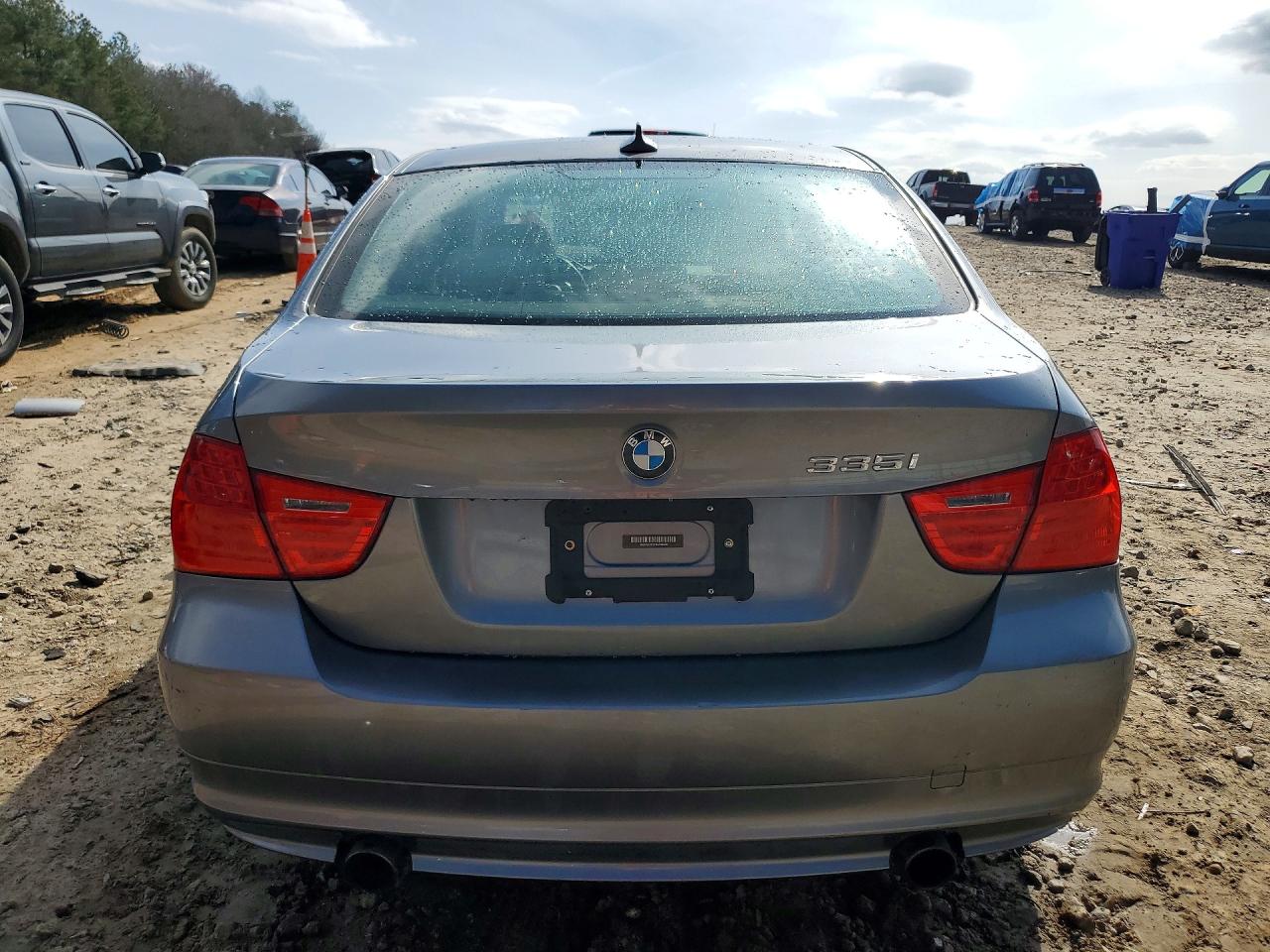 2011 Bmw 335 I Gray vin: WBAPM5C57BA745488