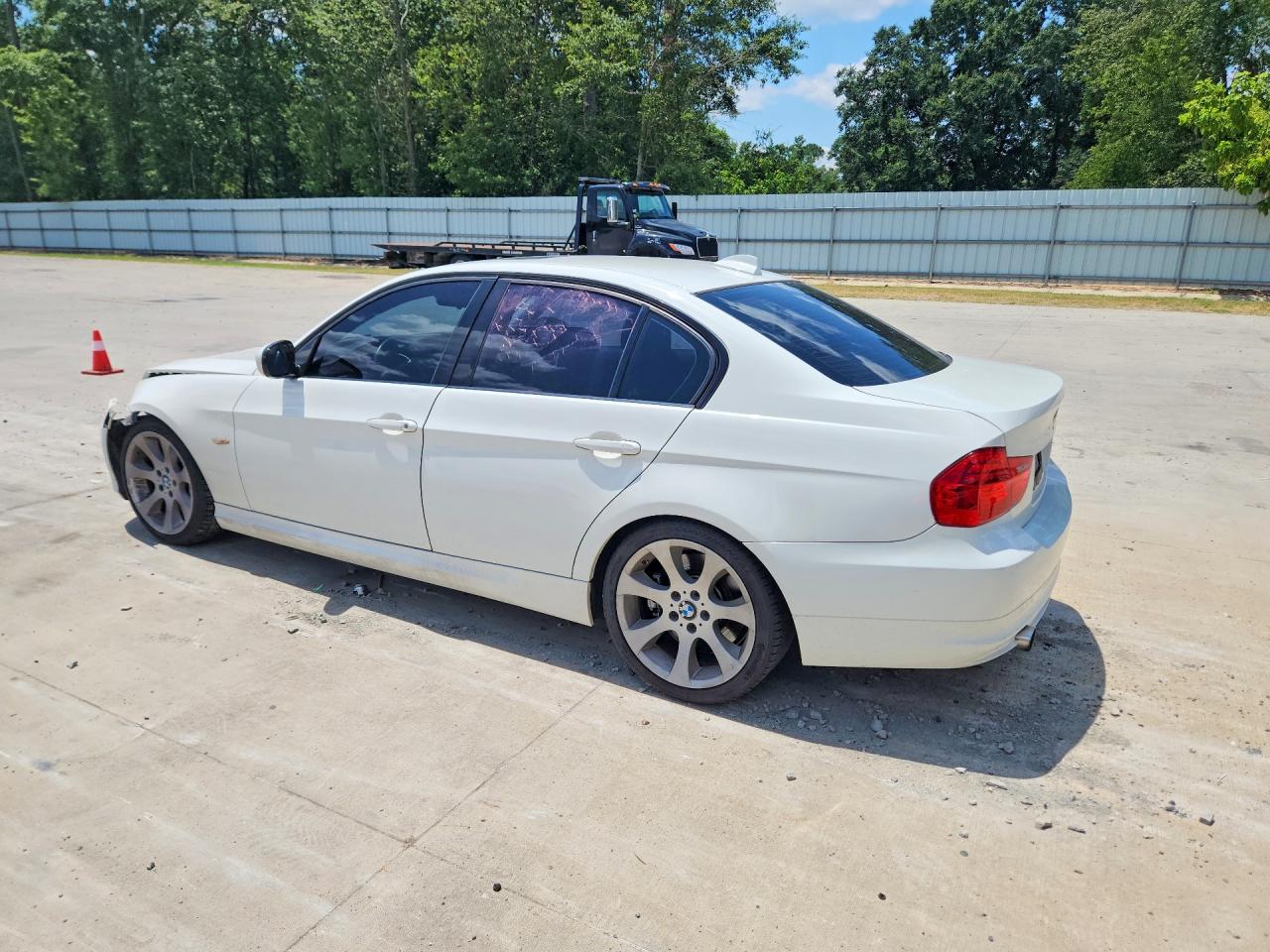 2011 Bmw 335 I White vin: WBAPM5C57BE575433