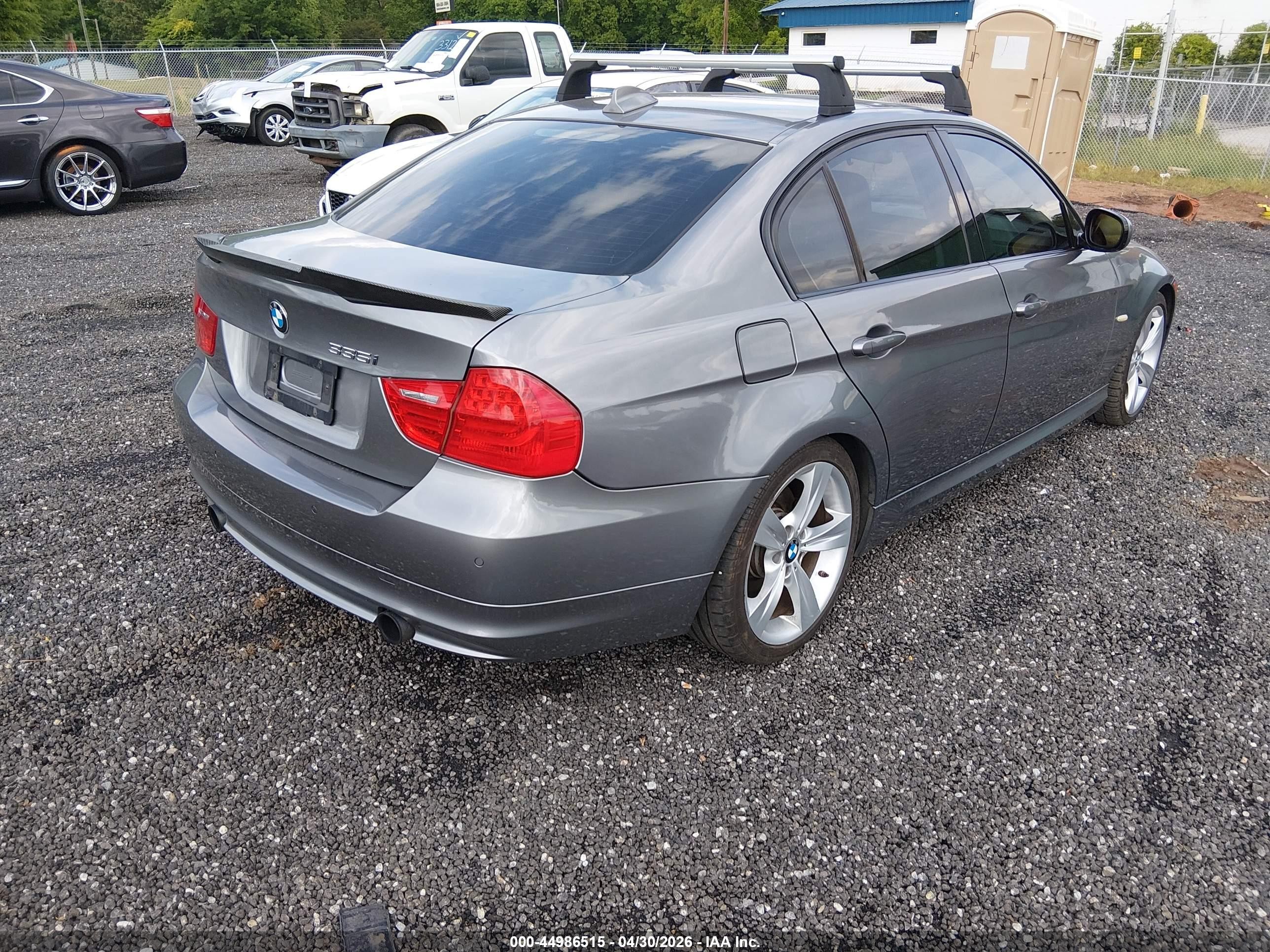 2011 Bmw 335i   Gray vin: WBAPM5C58BE576302