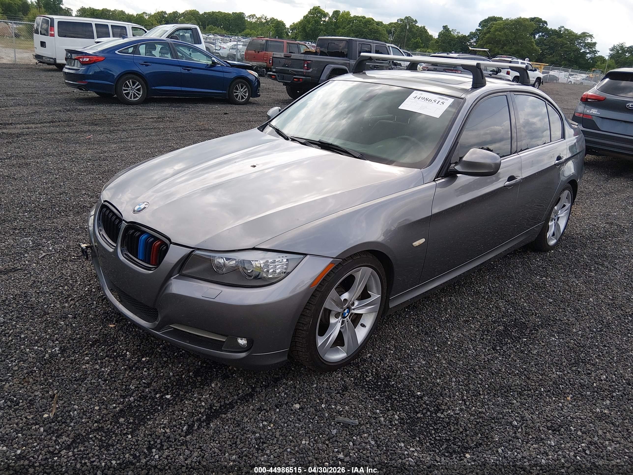 2011 Bmw 335i   Gray vin: WBAPM5C58BE576302